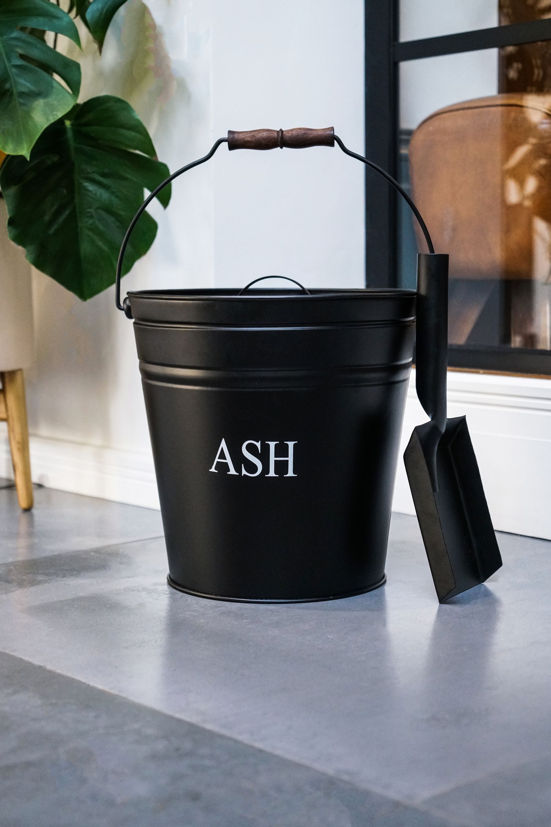 Buy Ivyline Black Black Ash Bucket With Shovel from the Next UK online shop
