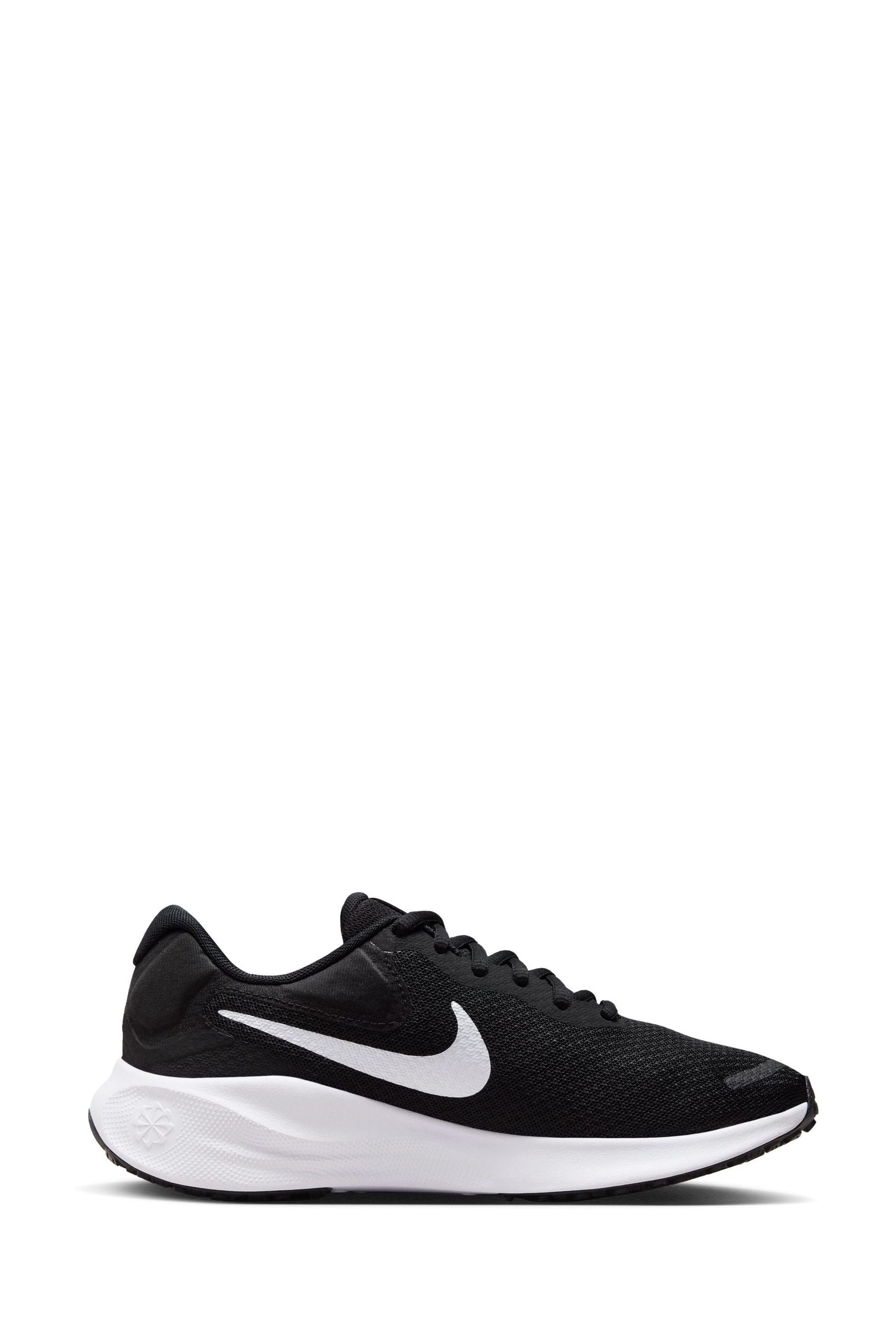 Buy Nike Black/White Revolution 7 Road Running Trainers from the Next ...