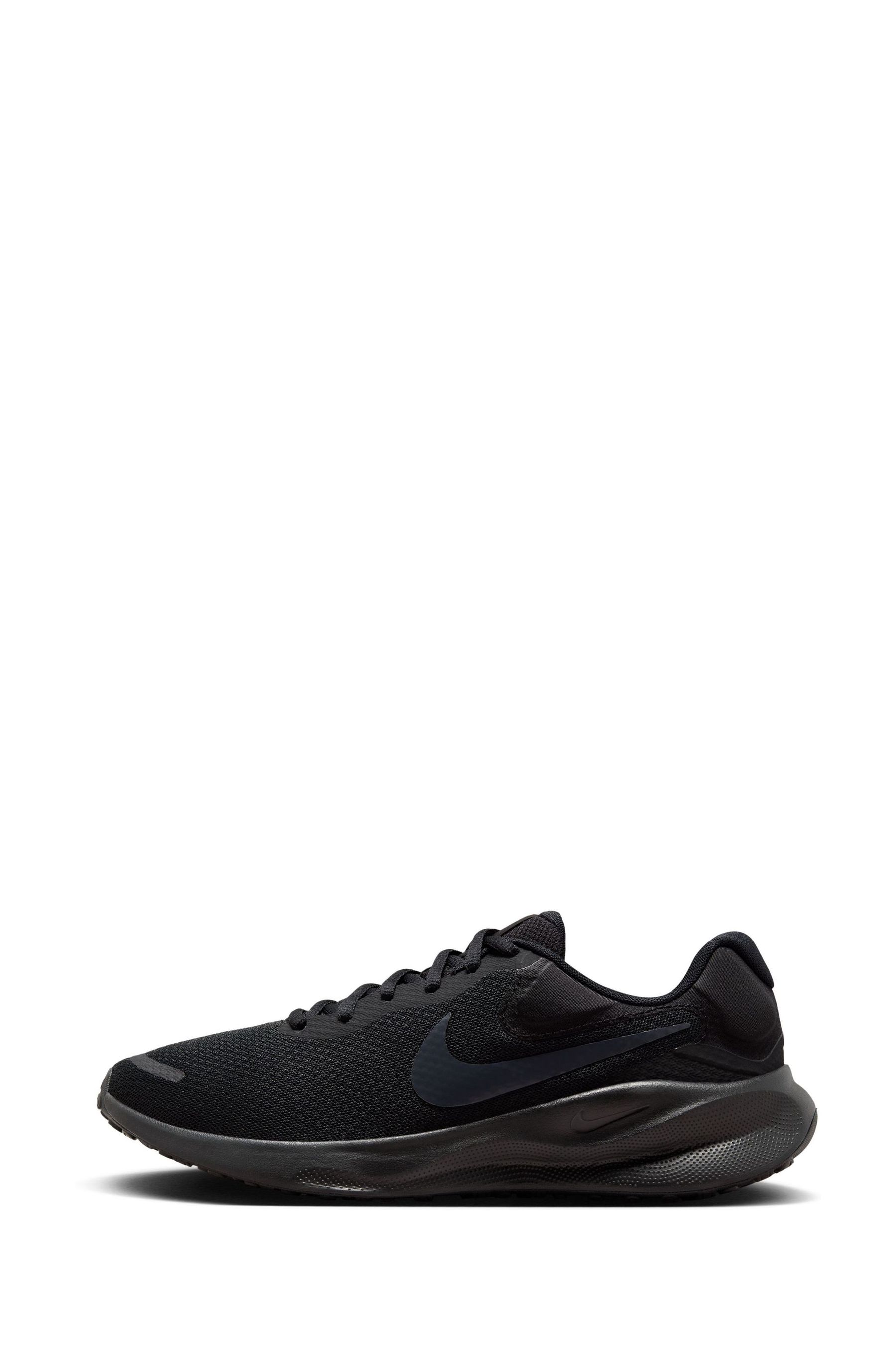 Buy Nike Black Regular Fit Revolution 7 Extra Wide Road Running Trainers from the Next UK online