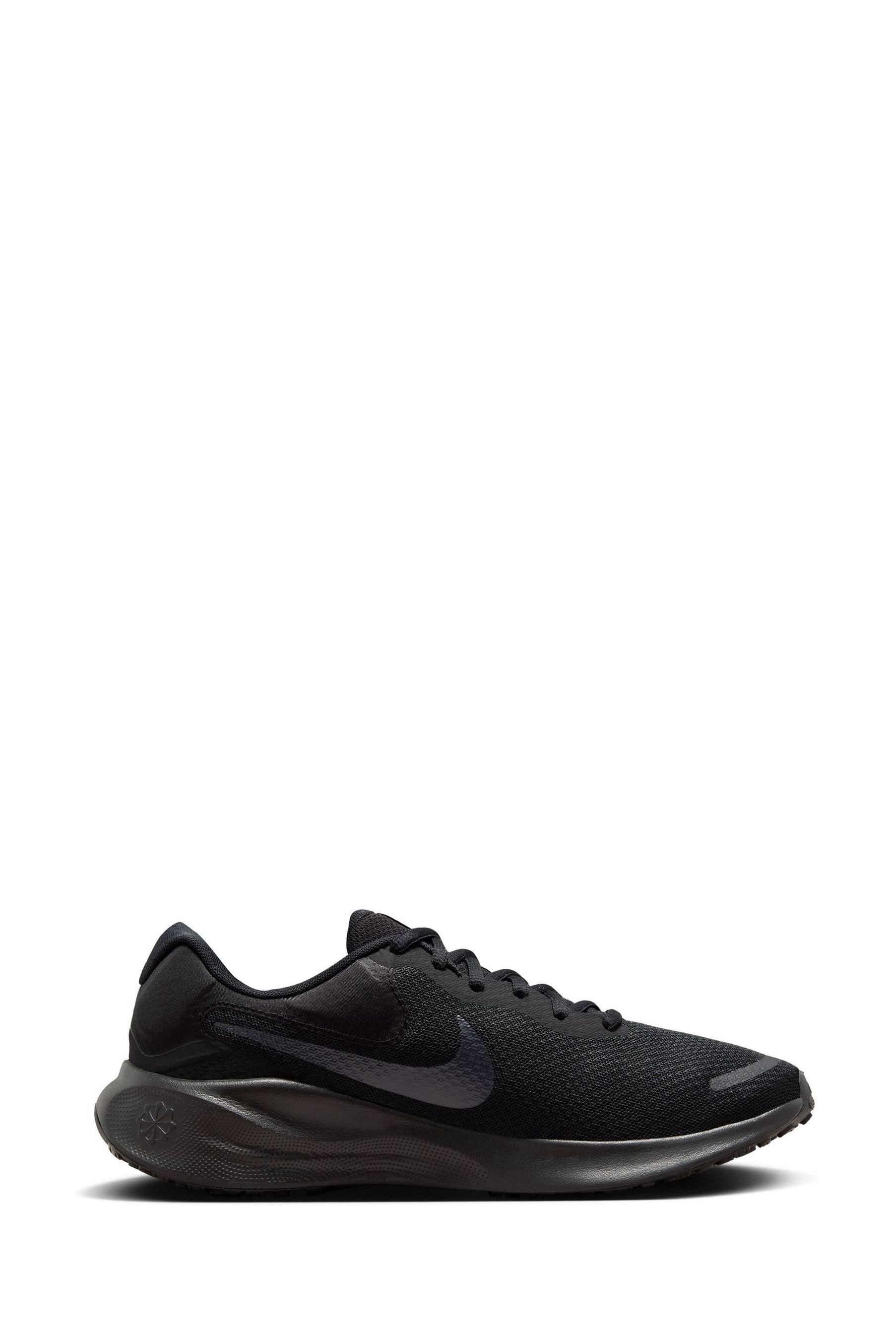 Buy Nike Black Regular Fit Revolution 7 Extra Wide Road Running Trainers from the Next UK online