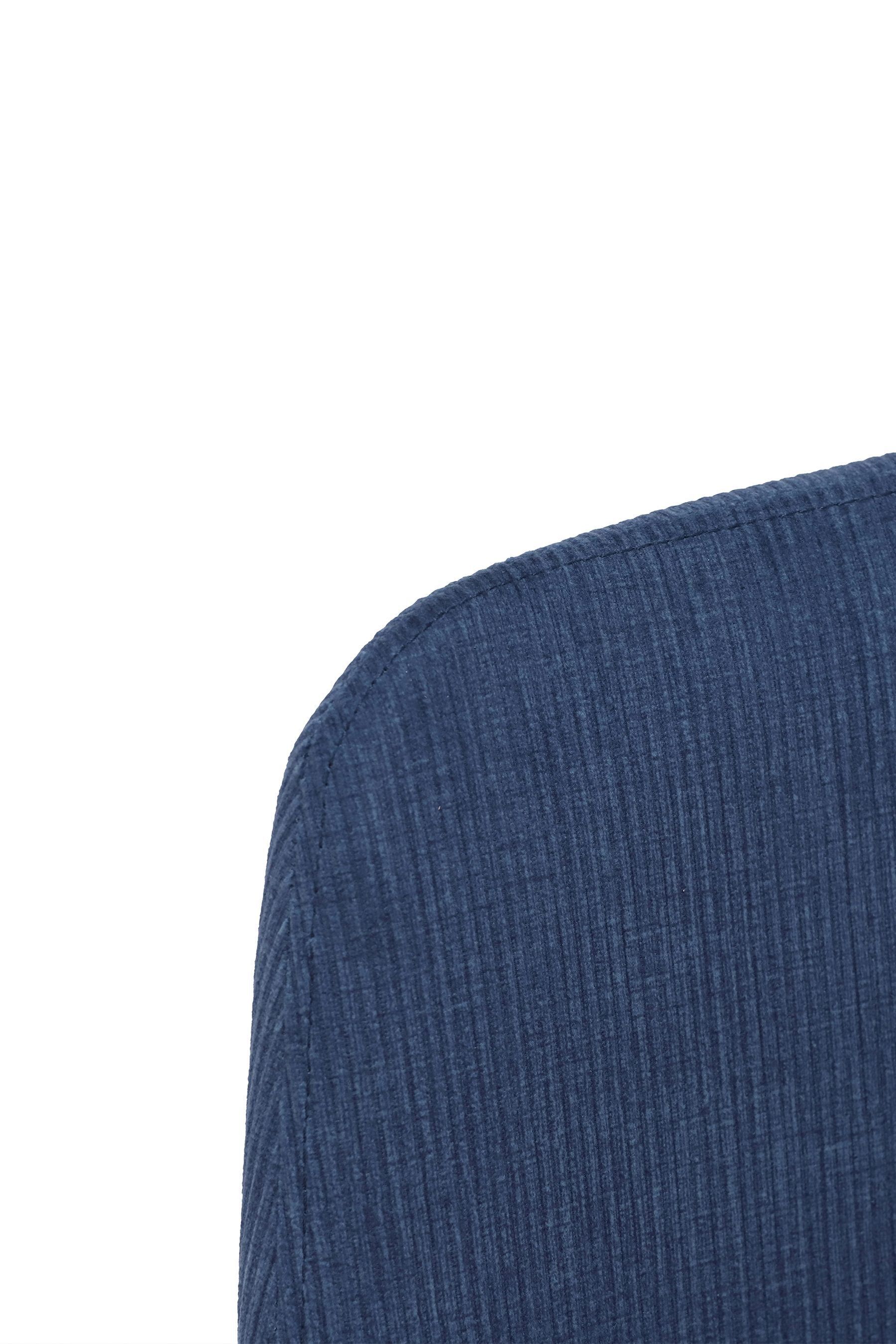 Emmett Cord Fabric Dining Chair Grey