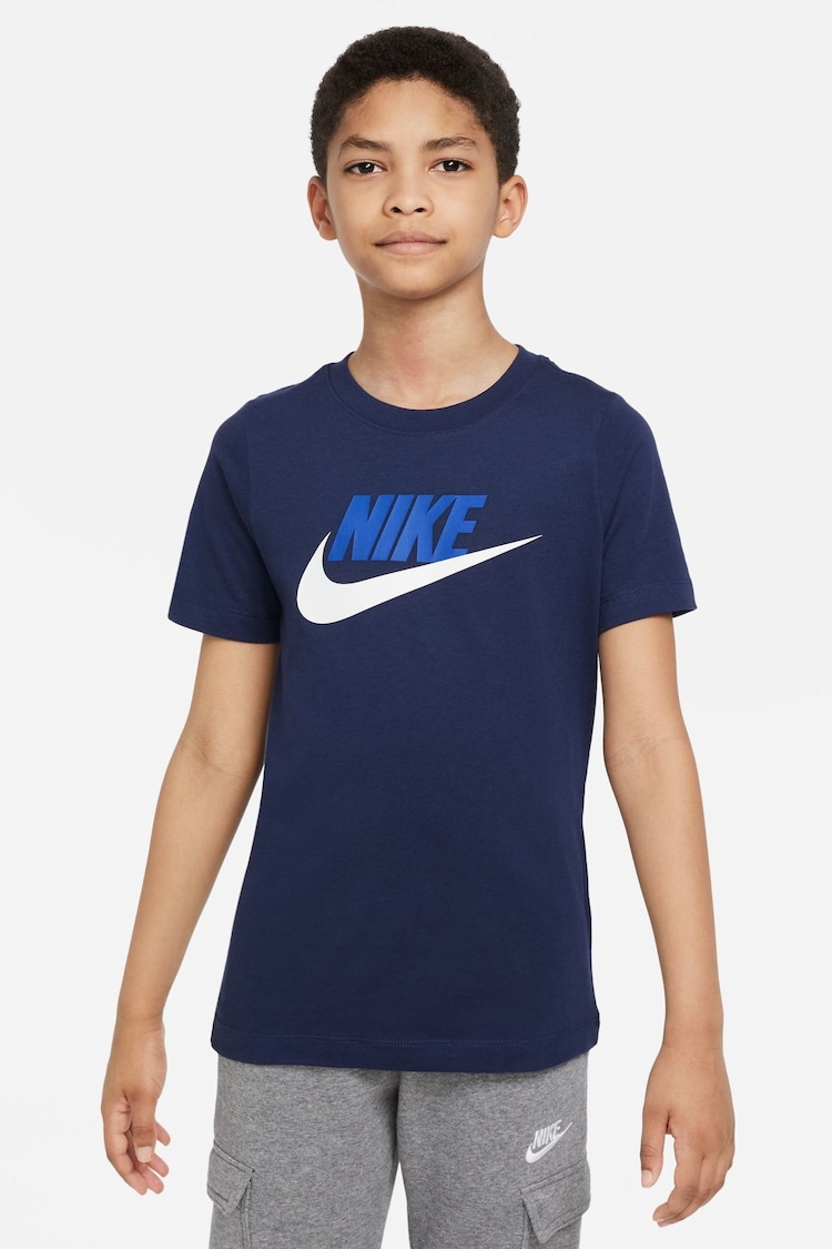 Nike Navy Futura Icon T-Shirt - Image 1 of 1