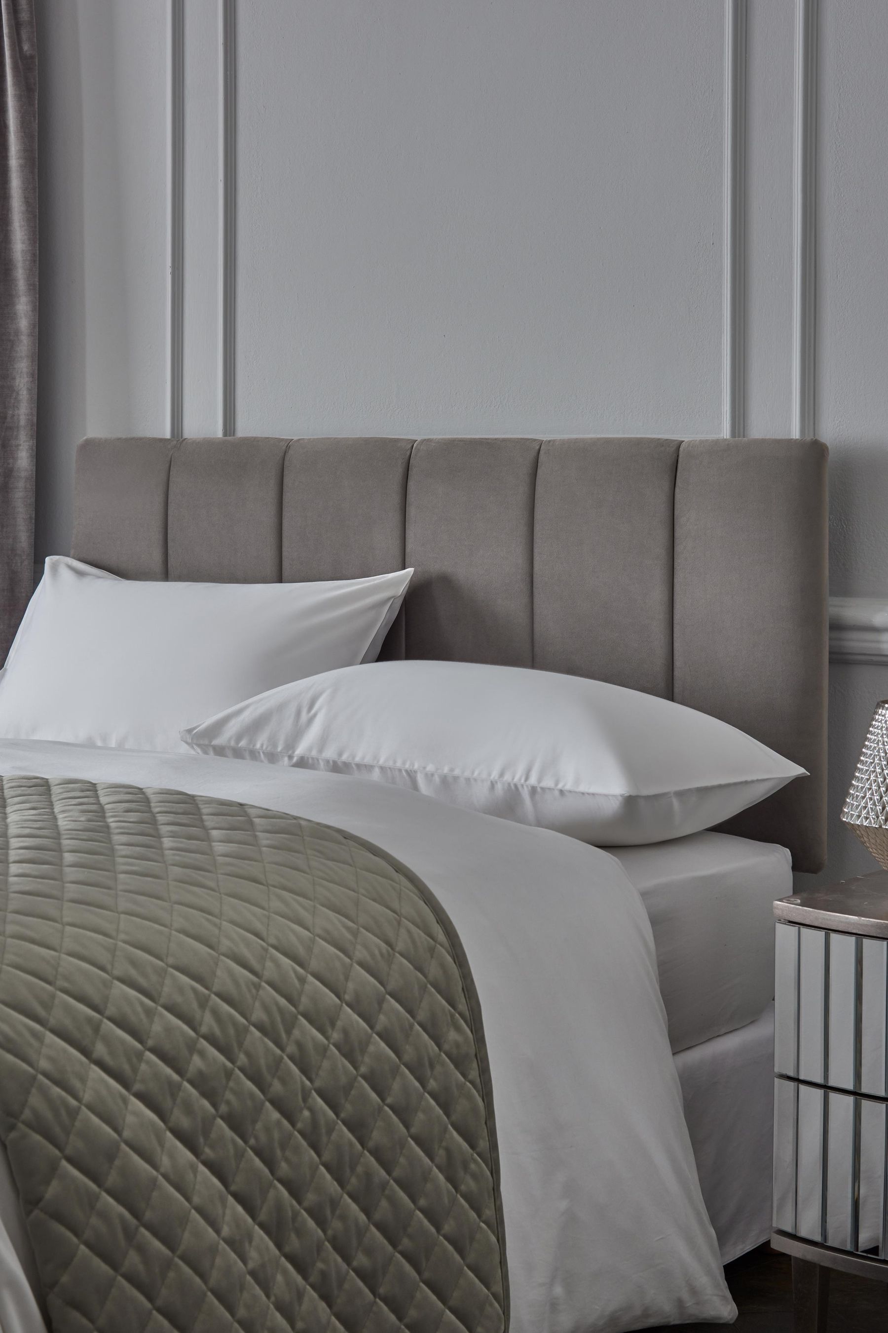 Buy Panel Upholstered Headboard from Next Ireland