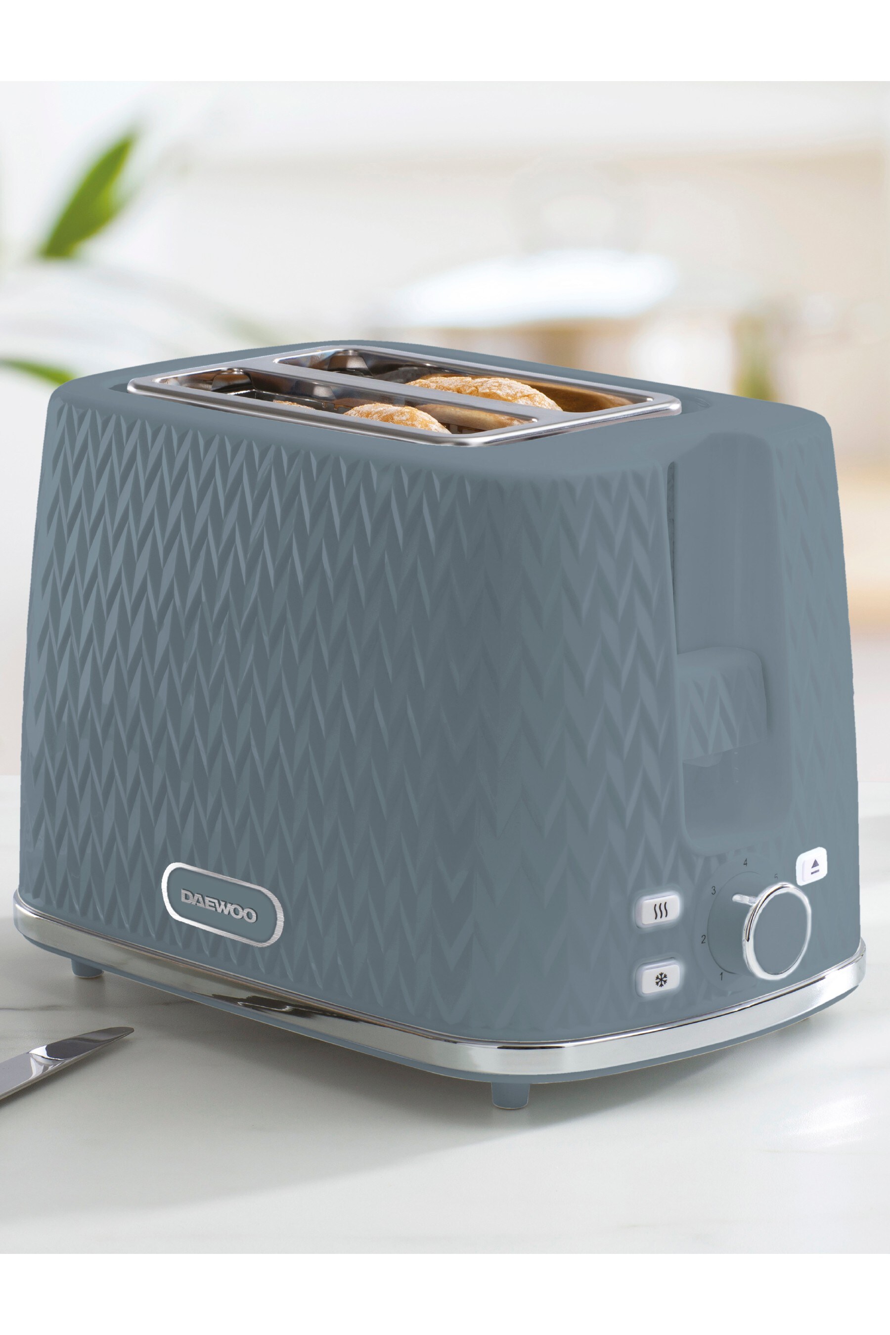 Buy Daewoo Blue Argyle 2 Slice Toaster from the Next UK online shop