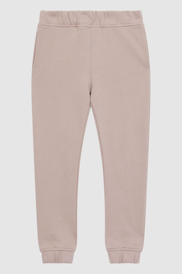 Reiss Taupe Ali Junior Garment Dye Jersey Joggers - Image 1 of 1