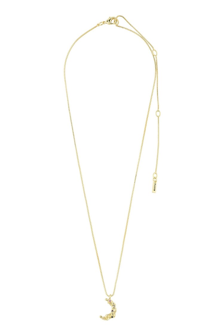 PILGRIM Gold Plated Moon Necklace - Image 1 of 1
