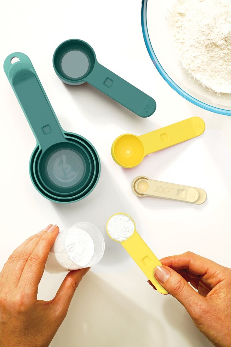 Joseph Joseph Set of 8 Blue Nest Measures Measuring Set - Image 1 of 1