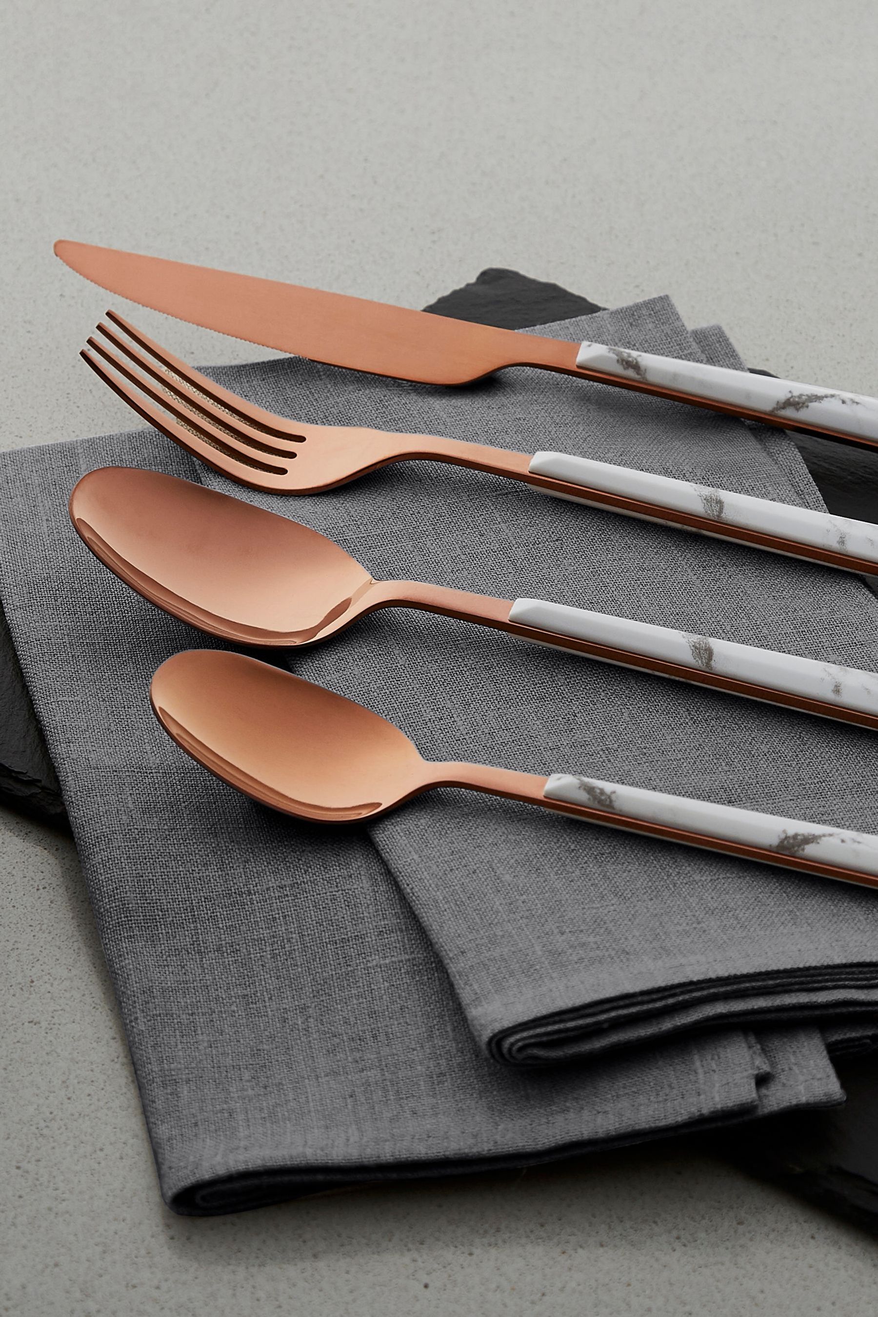 Buy Tower 16 Piece White Cutlery Set from the Next UK online shop