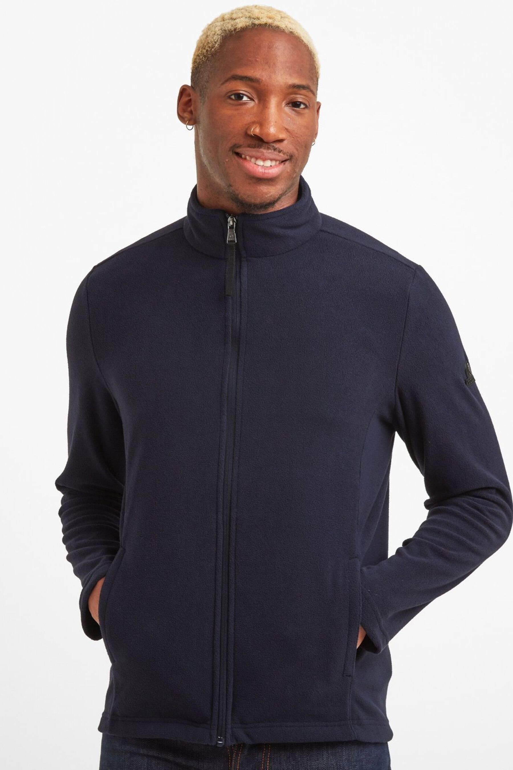 Buy Tog 24 Navy Blue Shire Fleece Jacket from Next Israel