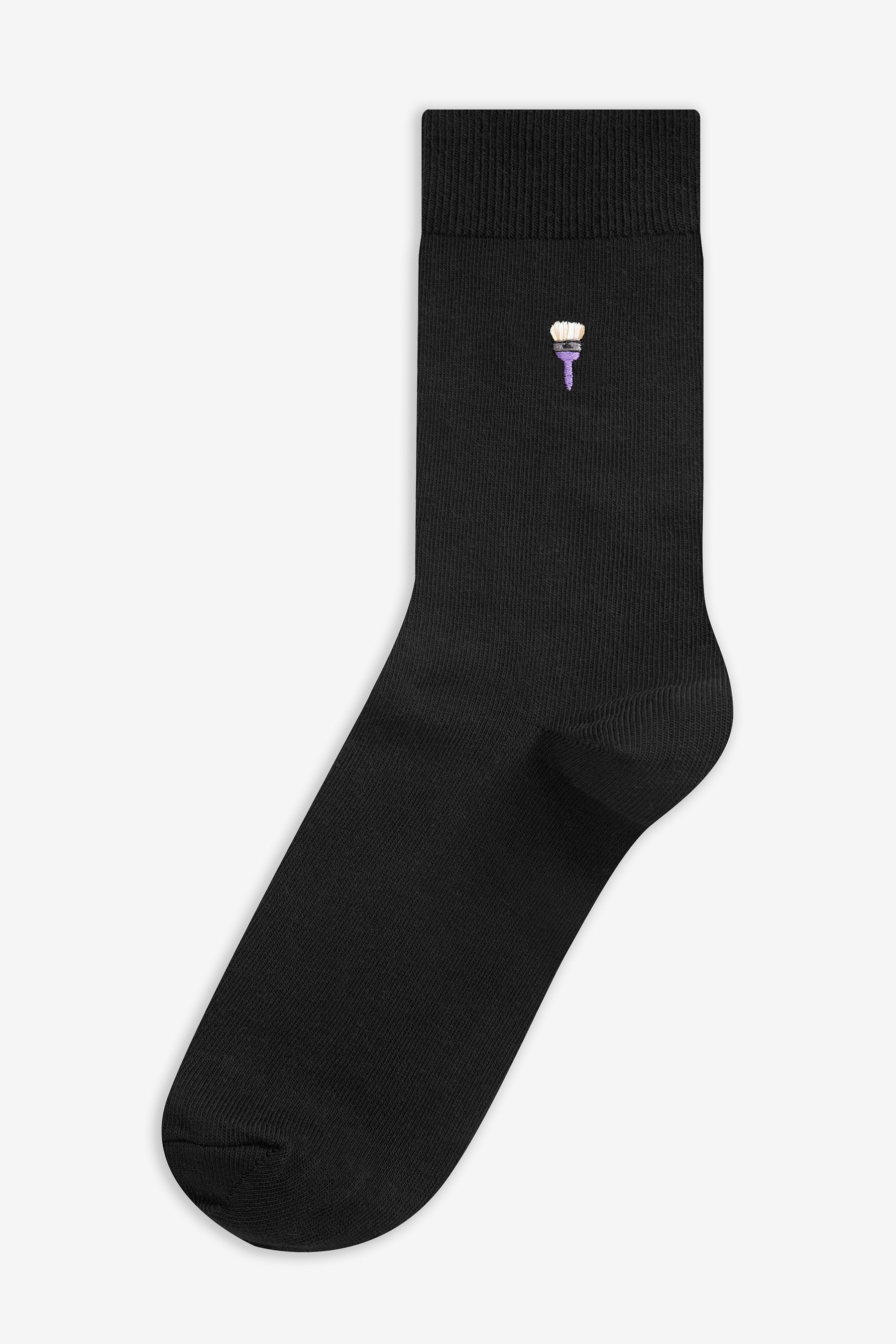 Buy Embroidered Socks from Next Australia