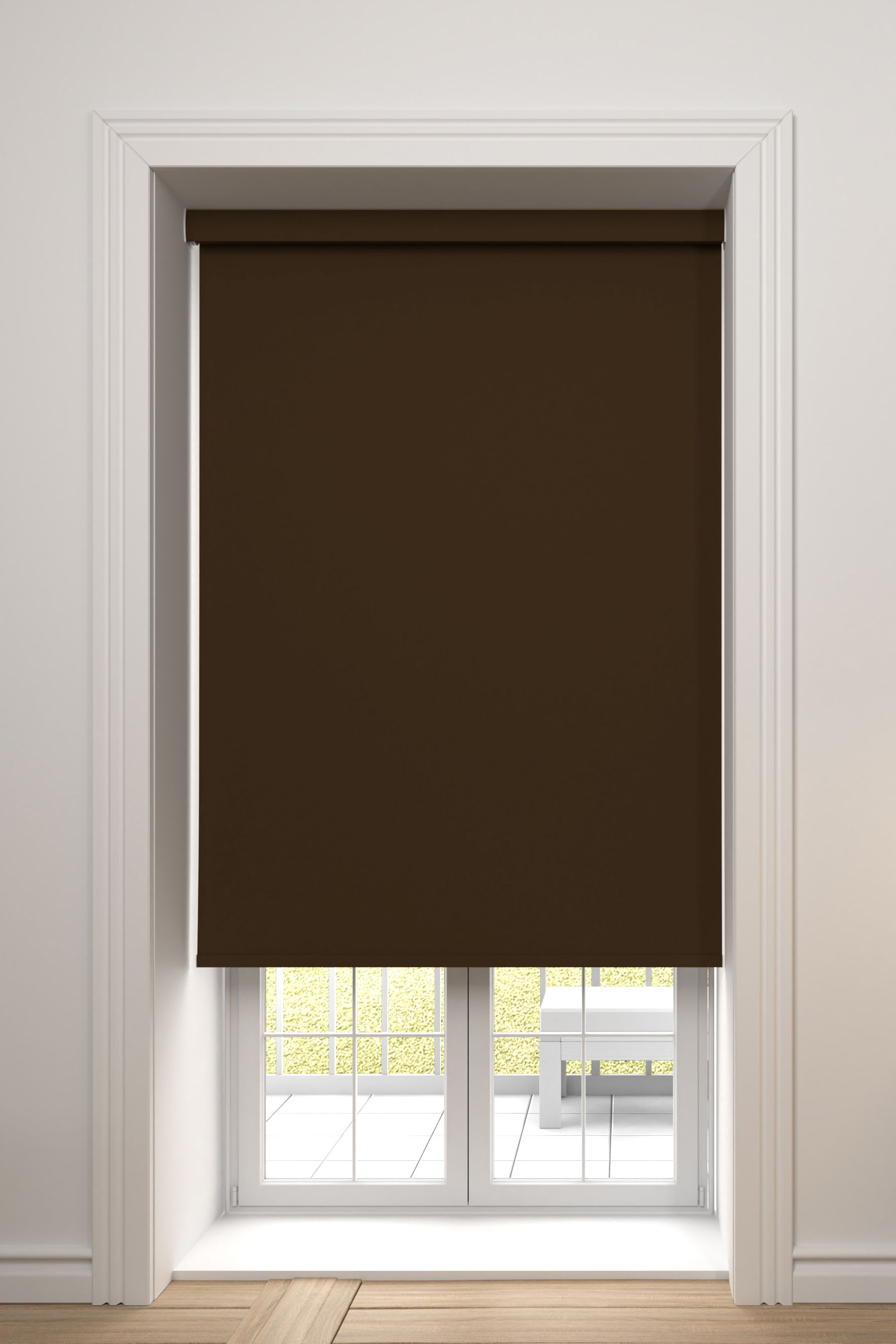 Buy Mocha Brown Haig Made To Measure Blackout Roller Blind from the ...