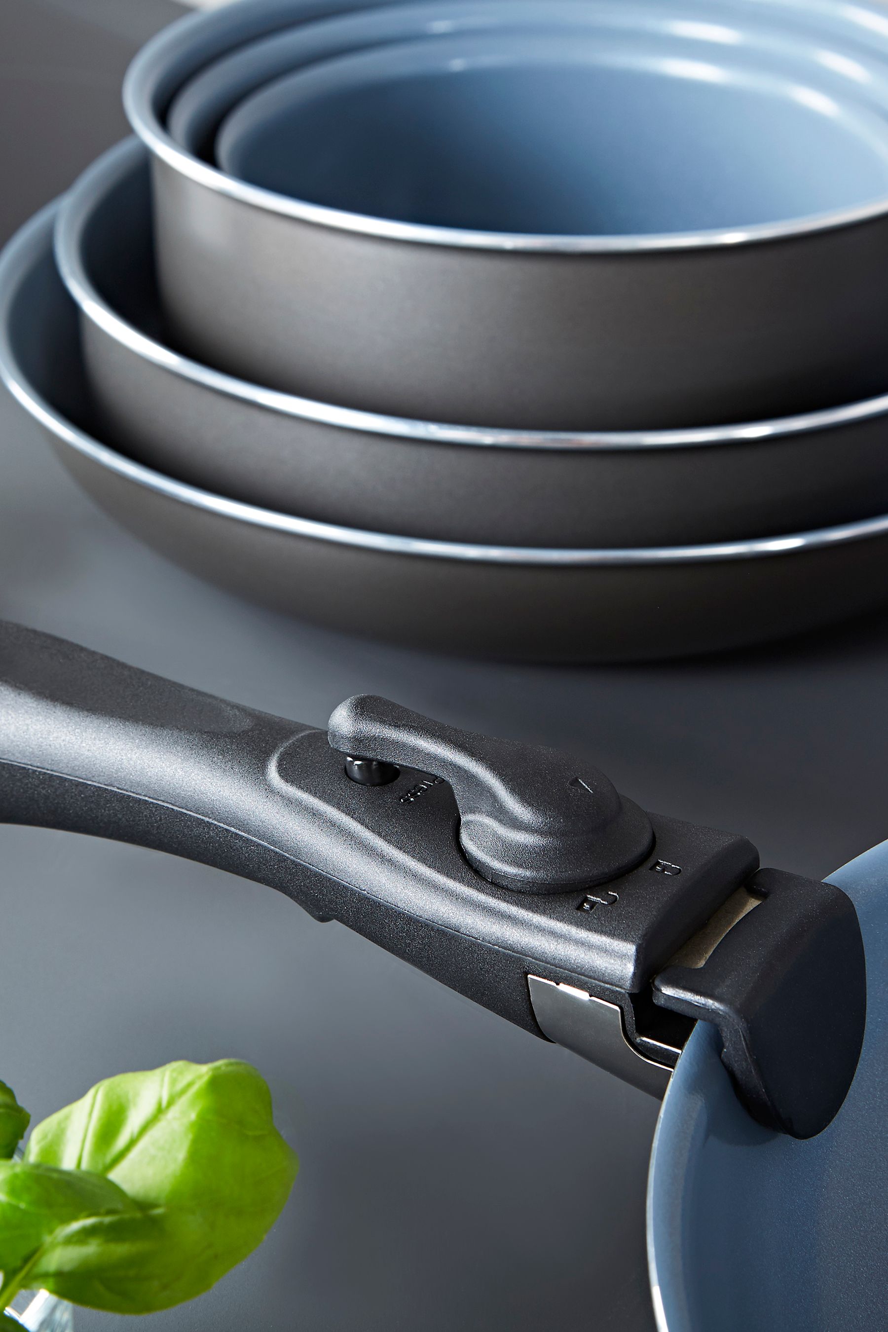 Buy Tower 3 Piece Grey Frying Pan Set from the Next UK online shop