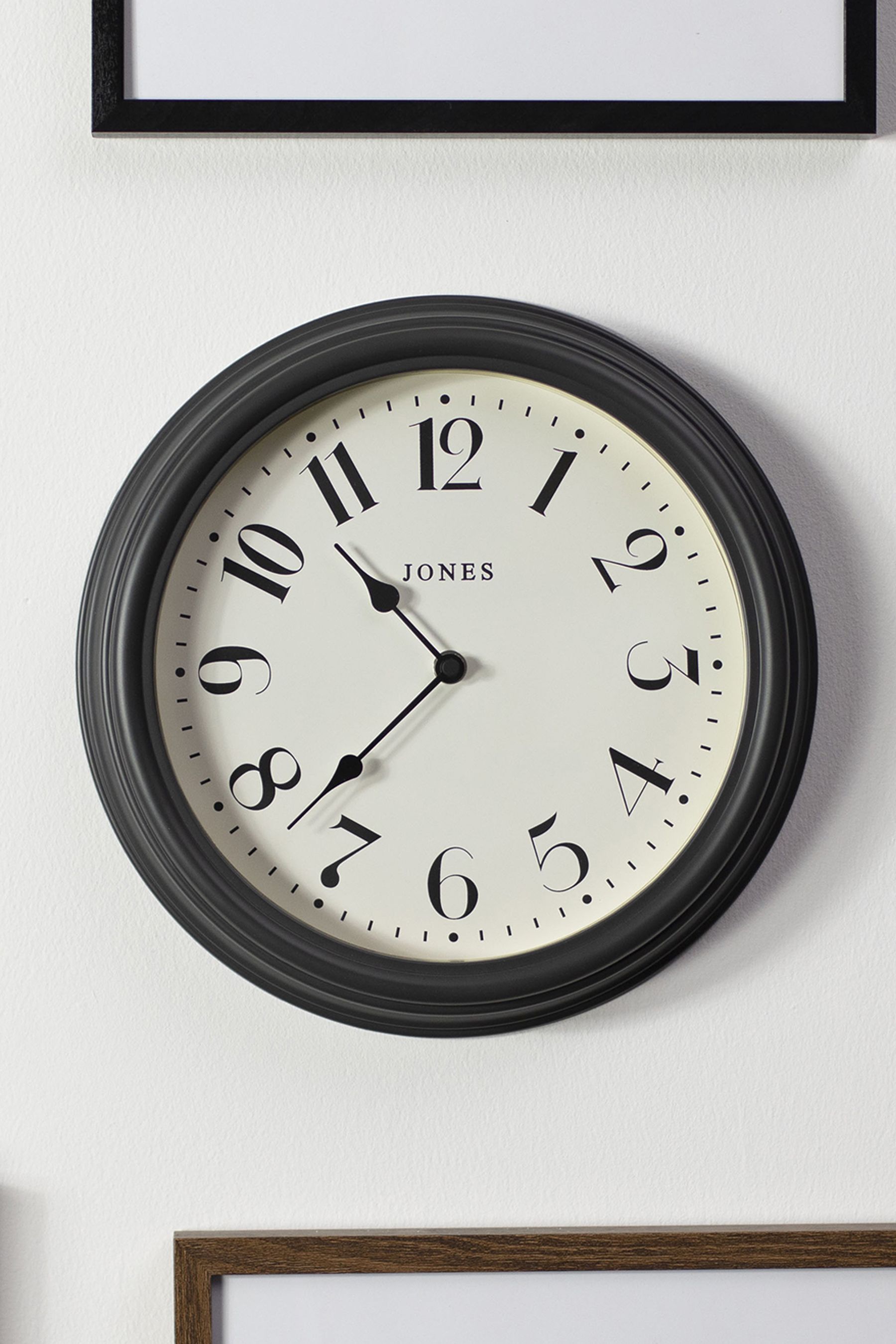 Buy Jones Clocks Grey Blizzard Grey Wall Clock from the Next