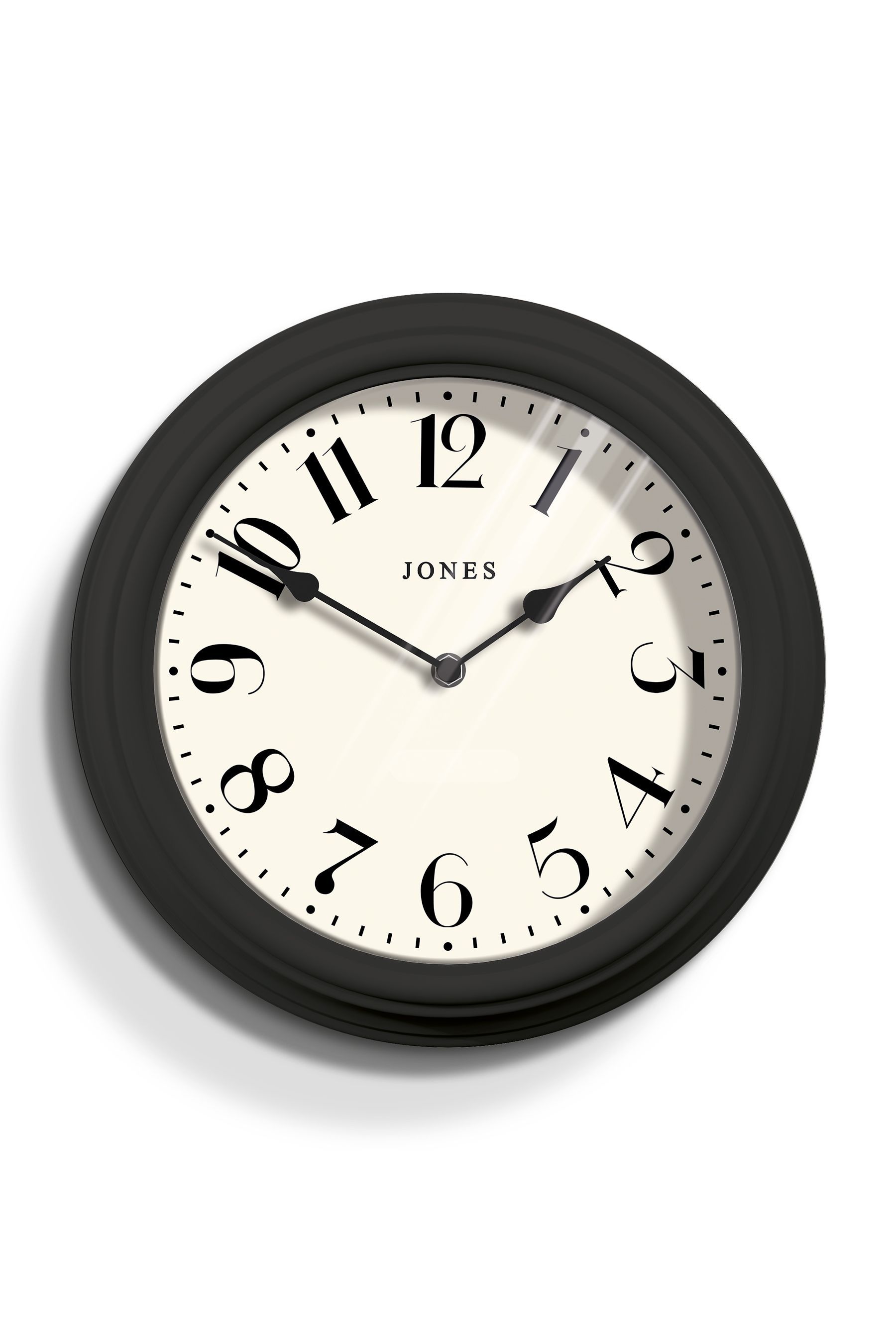 Buy Jones Clocks Grey Blizzard Grey Wall Clock from the Next