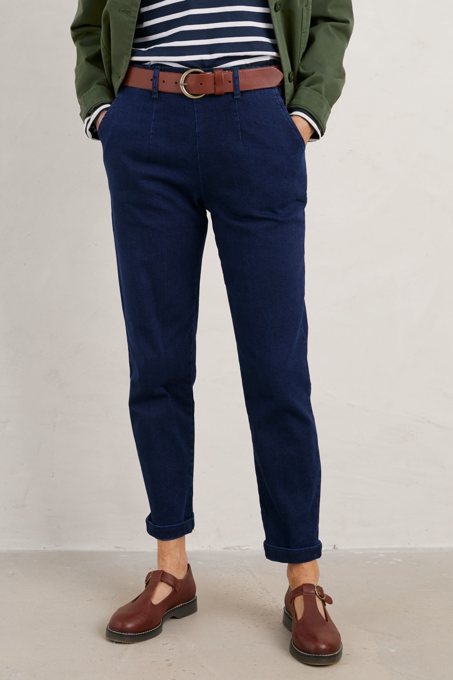 Buy Seasalt Cornwall Blue Tall Waterdance Trousers from the Next UK online shop