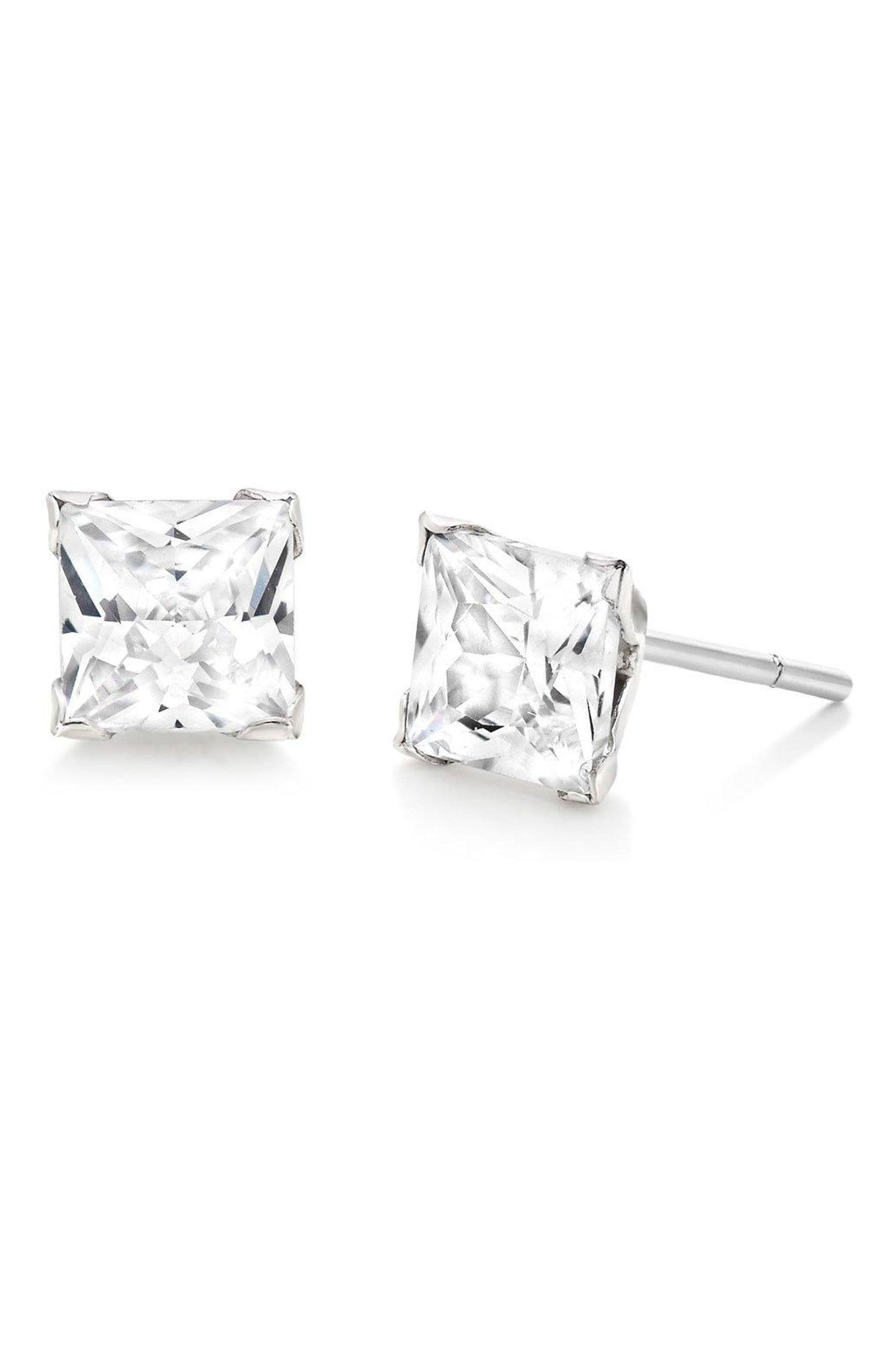Buy Beaverbrooks 9ct Cubic Zirconia Stud Earrings from the Next UK ...