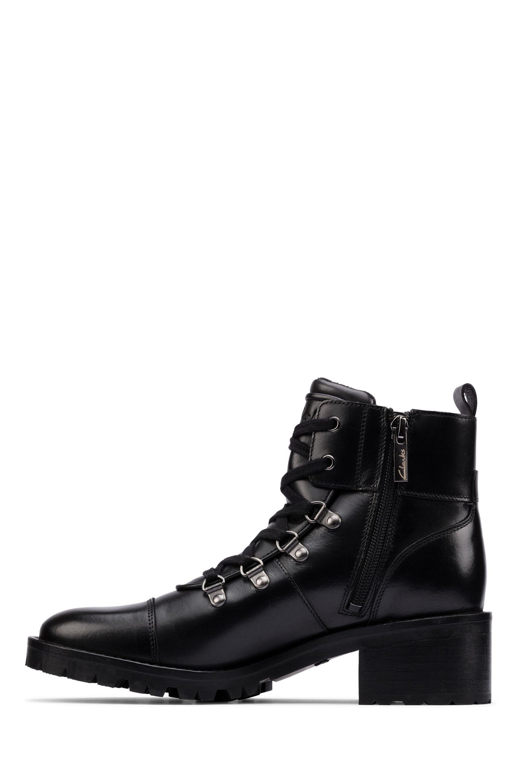 Buy Clarks Black Leather Roseleigh Sky Boots from Next Ireland