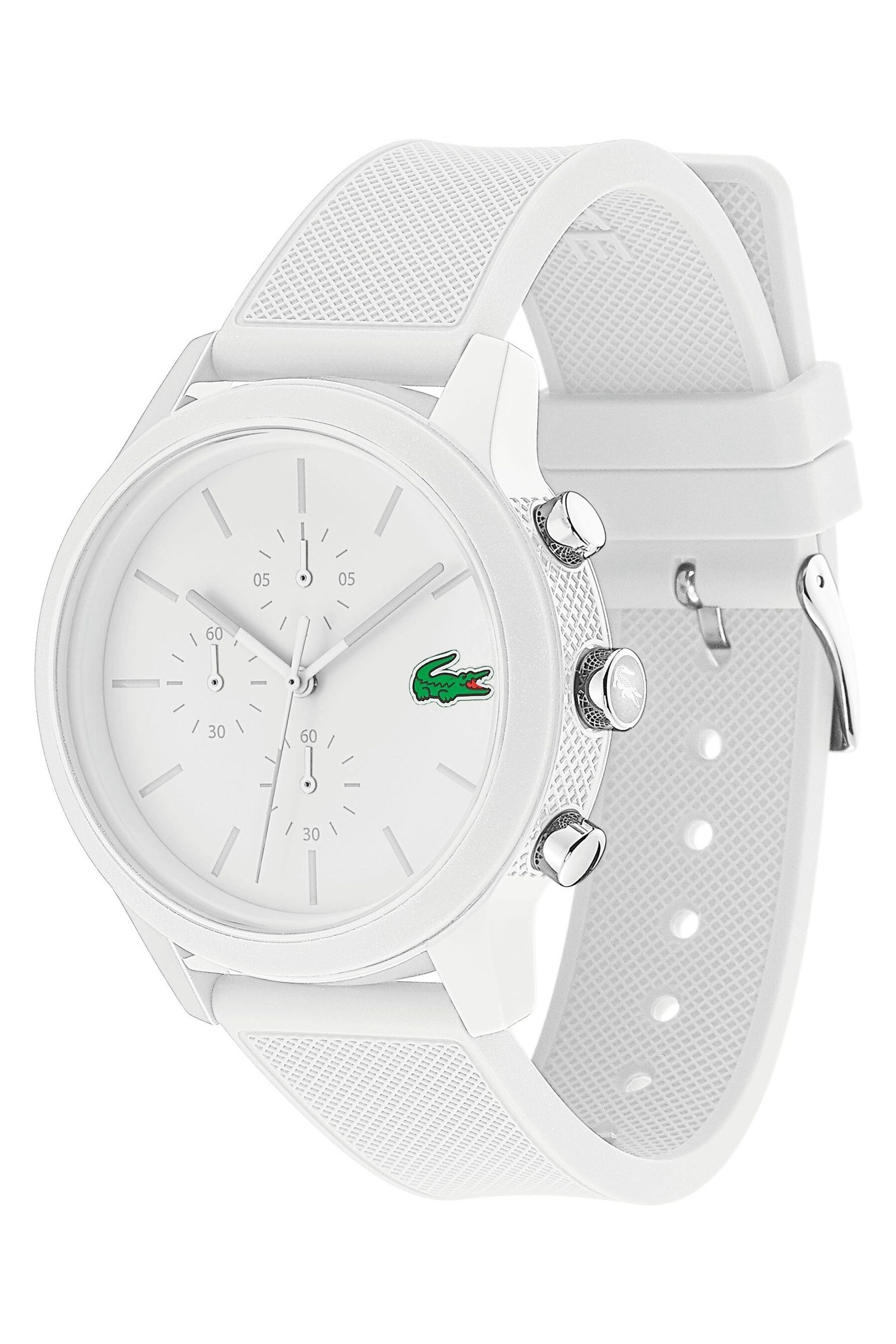 Buy Lacoste.12.12 White Silicone Watch from the Next UK online shop