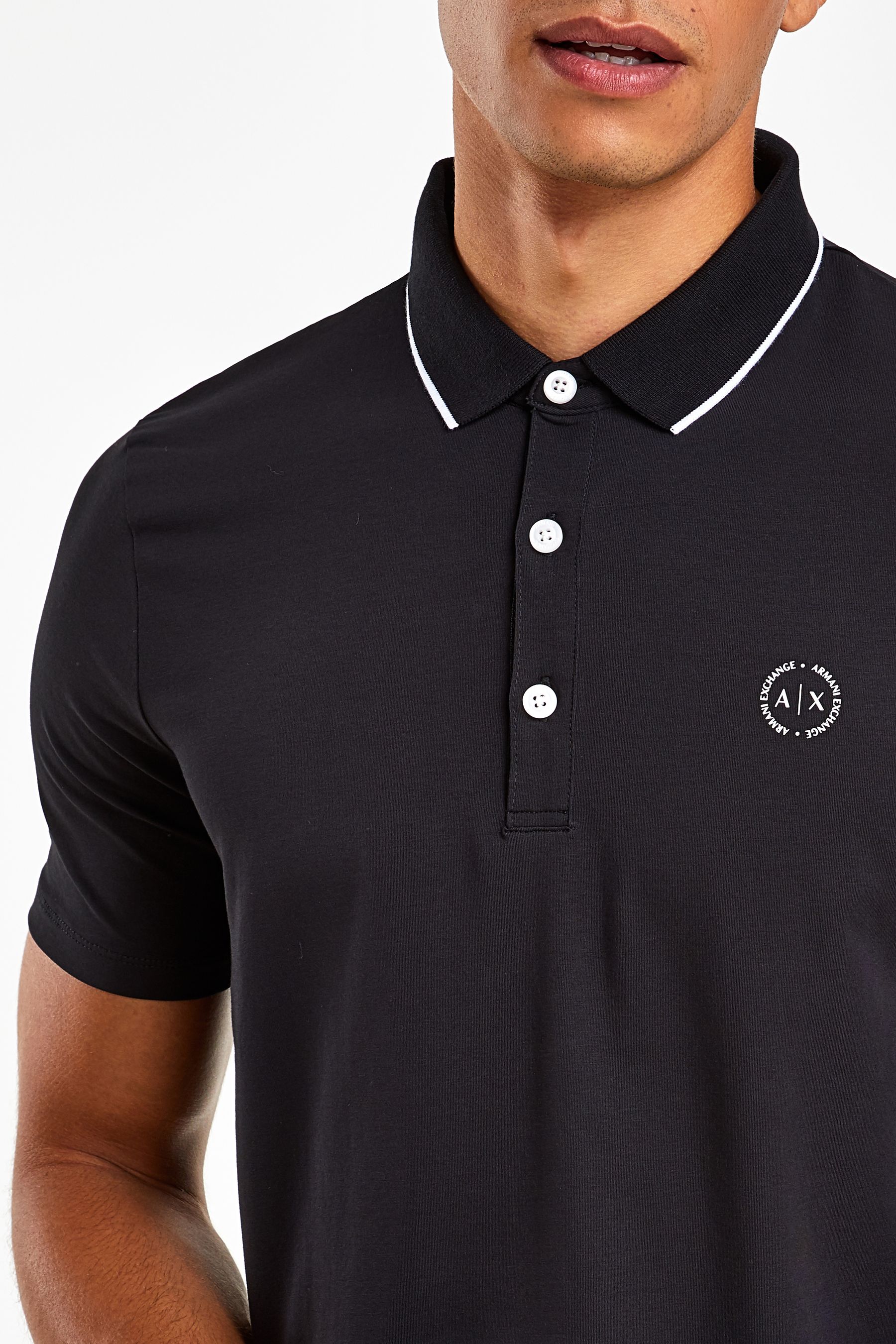 Buy Armani Exchange Tipped Polo Shirt from the Next UK online shop