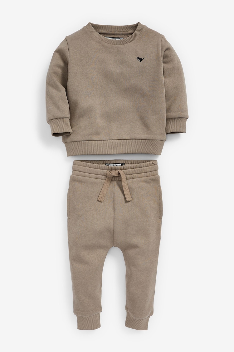 Stone Jersey Sweatshirt And Joggers Set (3mths-7yrs) - Image 1 of 1
