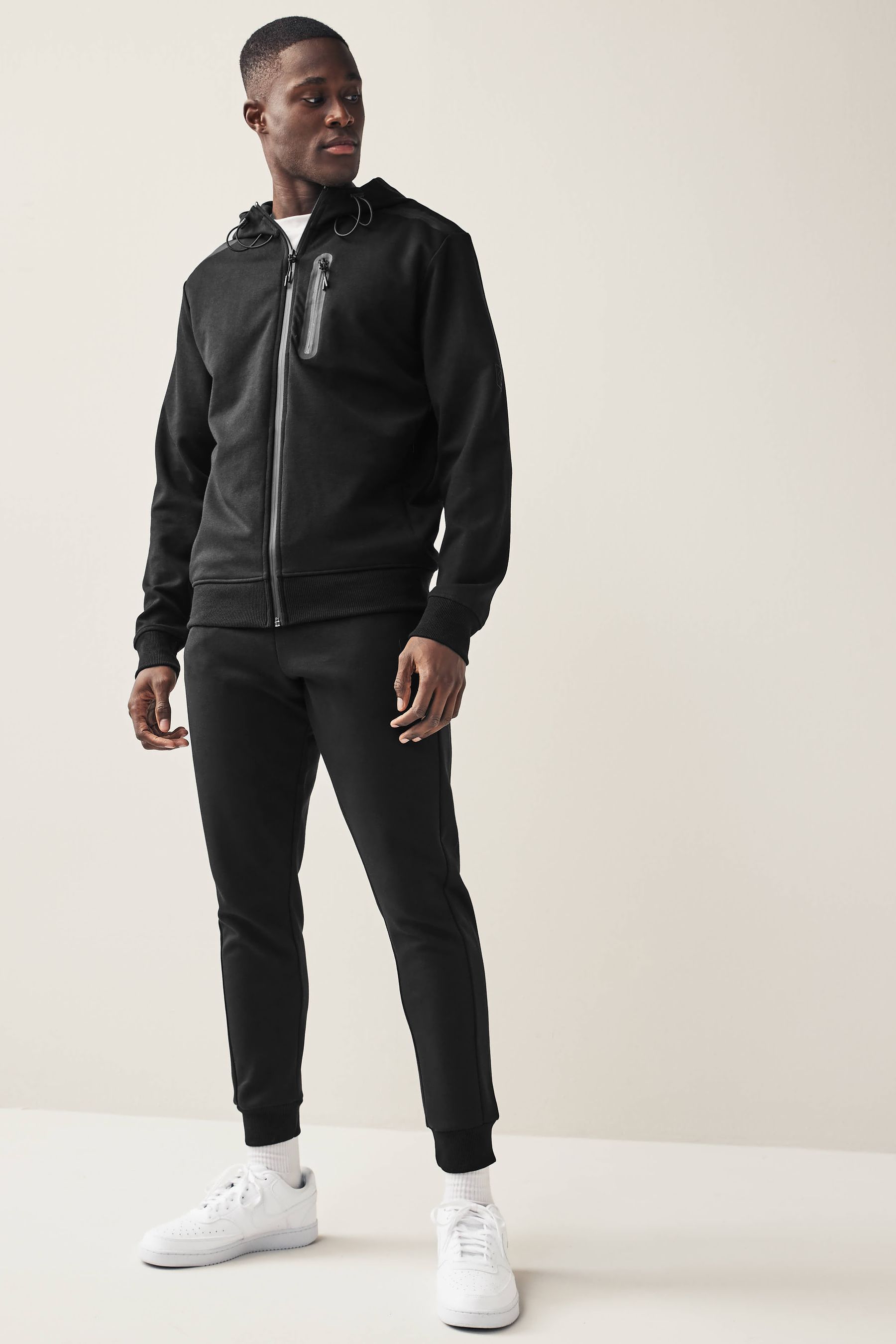 Buy Black Athleisure Hoodie from the Next UK online shop