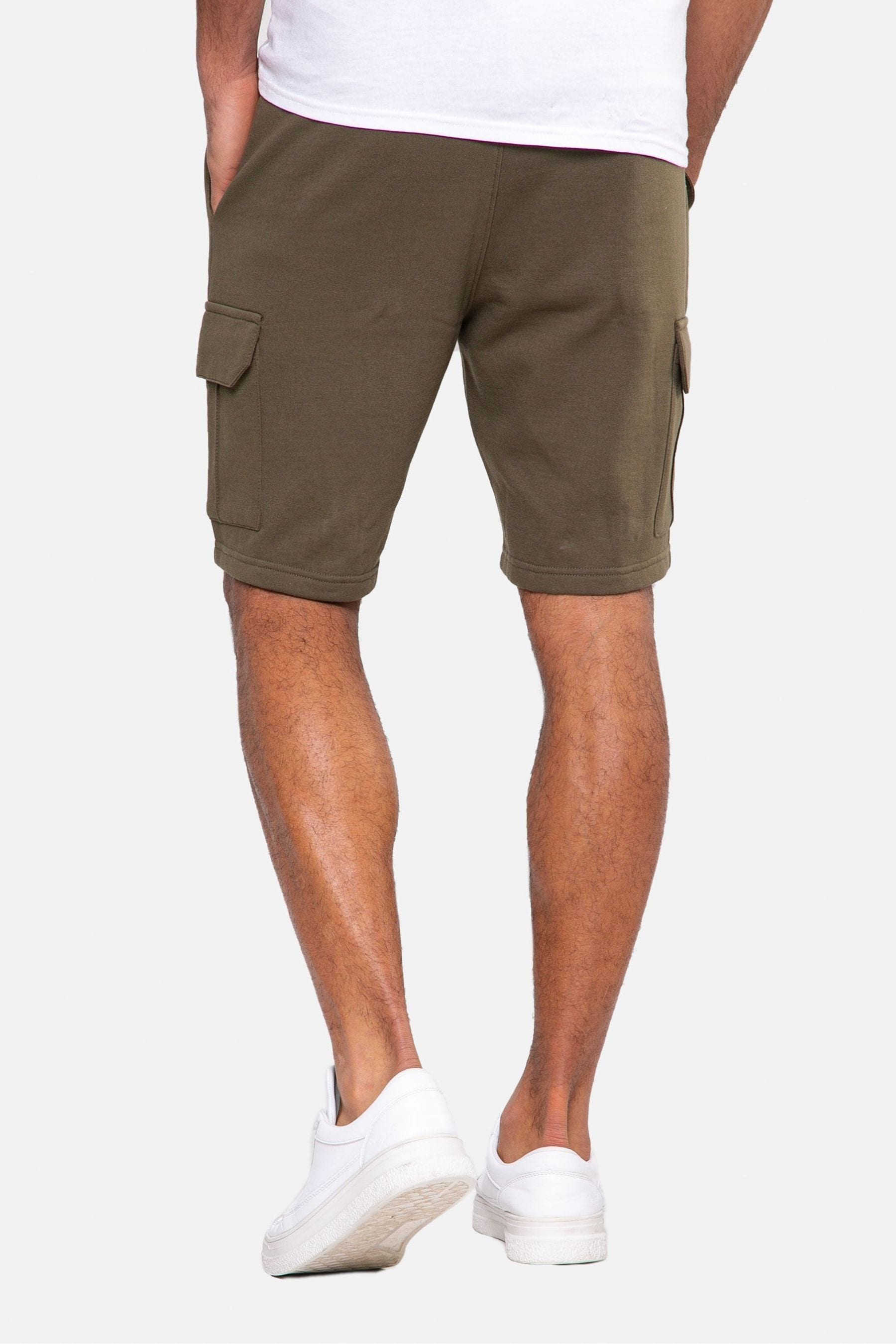 Buy Threadbare Khaki Fleece Cargo Shorts from the Next UK online shop