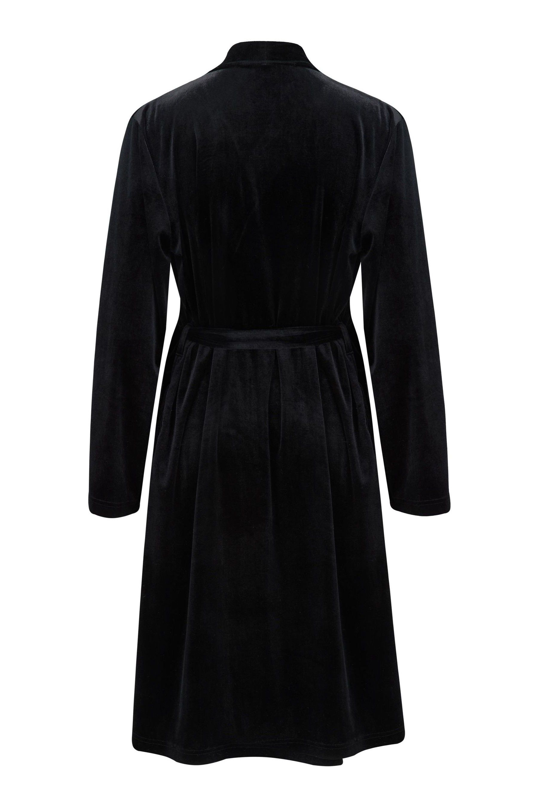 Buy Pour Moi Black Velour Midi Length Dressing Gown from the Next UK ...