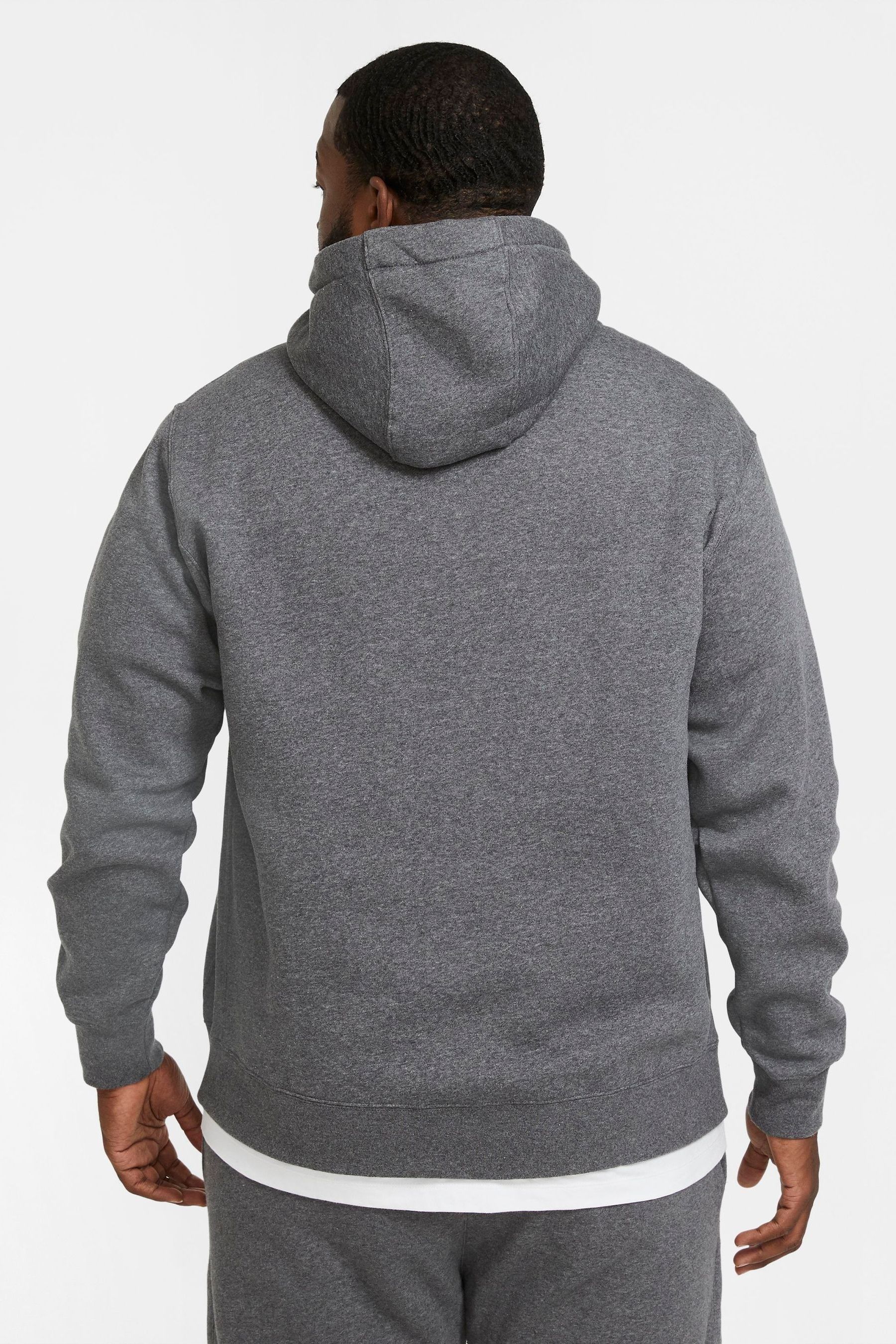 Buy Nike Dark Grey Club Zip Through Hoodie from the Next UK online shop