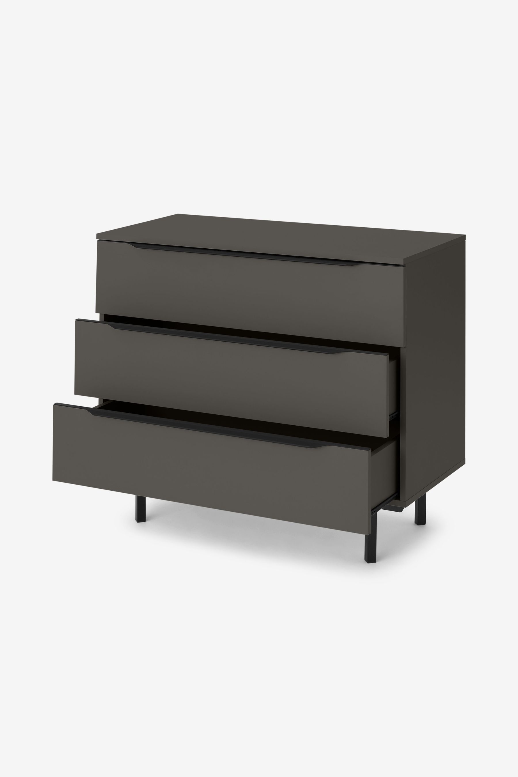 Buy Graphite Grey Damien Walnut Effect Standard Chest of