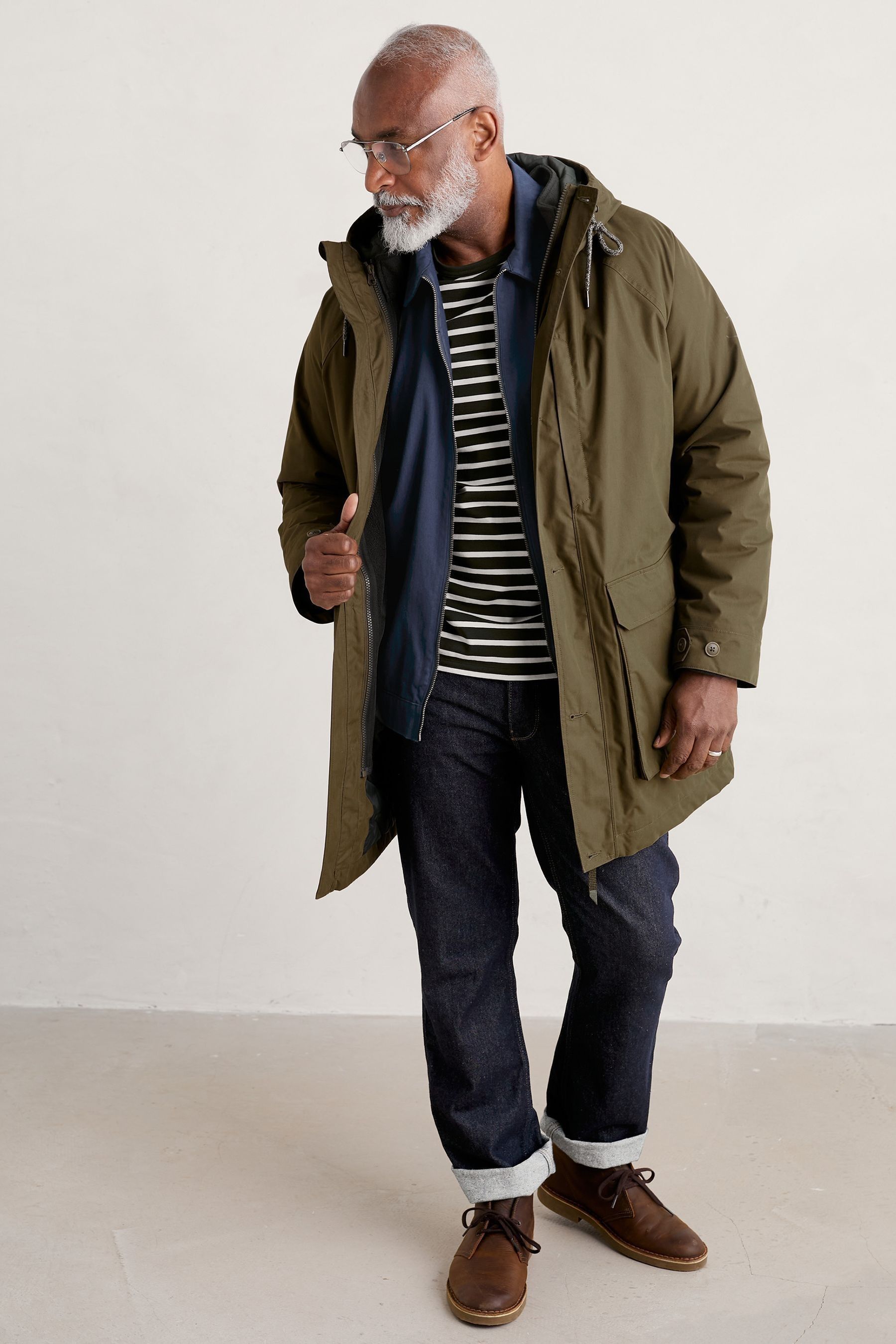 Buy Seasalt Cornwall Green Tin Coast Waterproof 3in1 Coat from the Next UK online shop