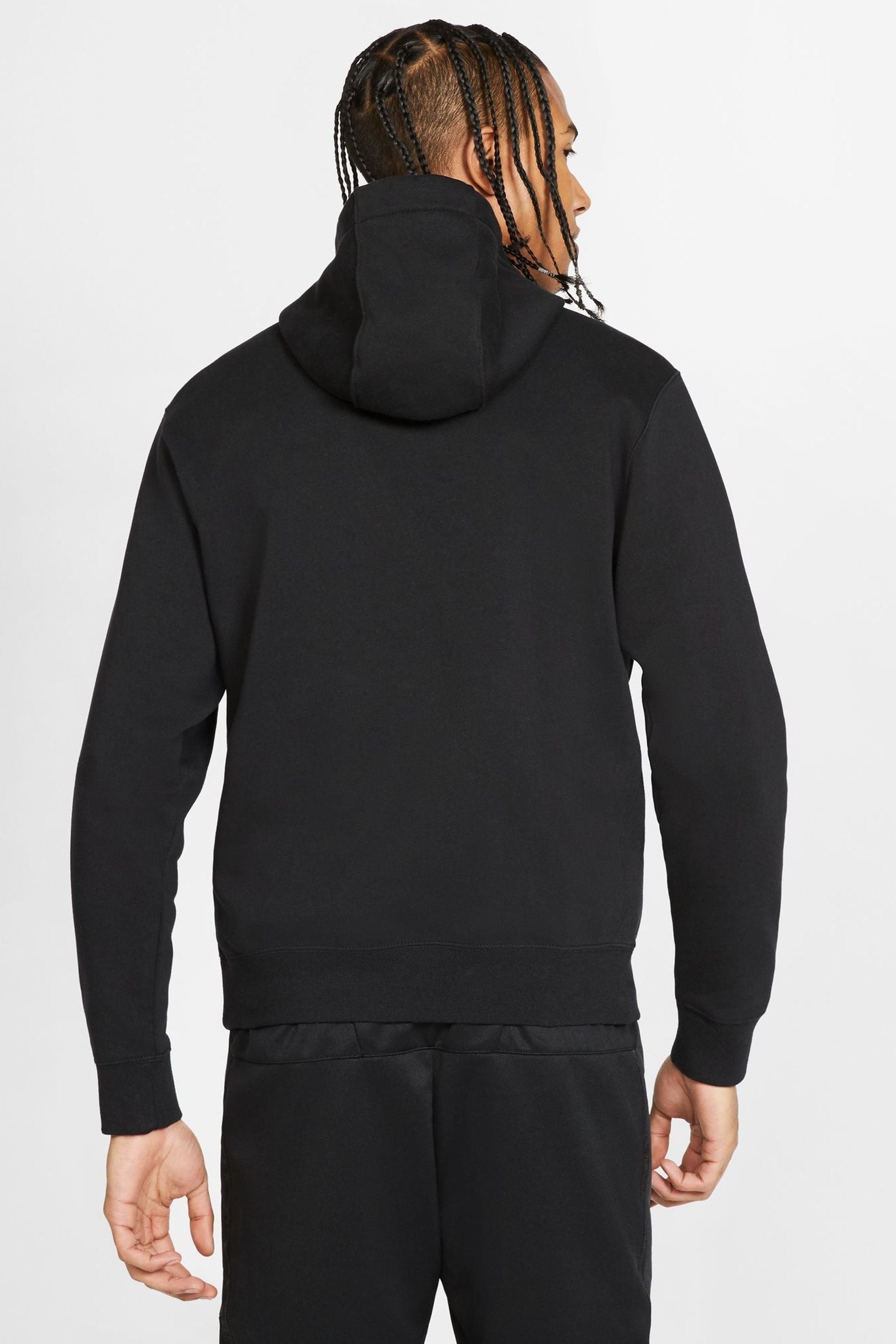 Buy Nike Black Club Zip Through Hoodie from the Next UK online shop