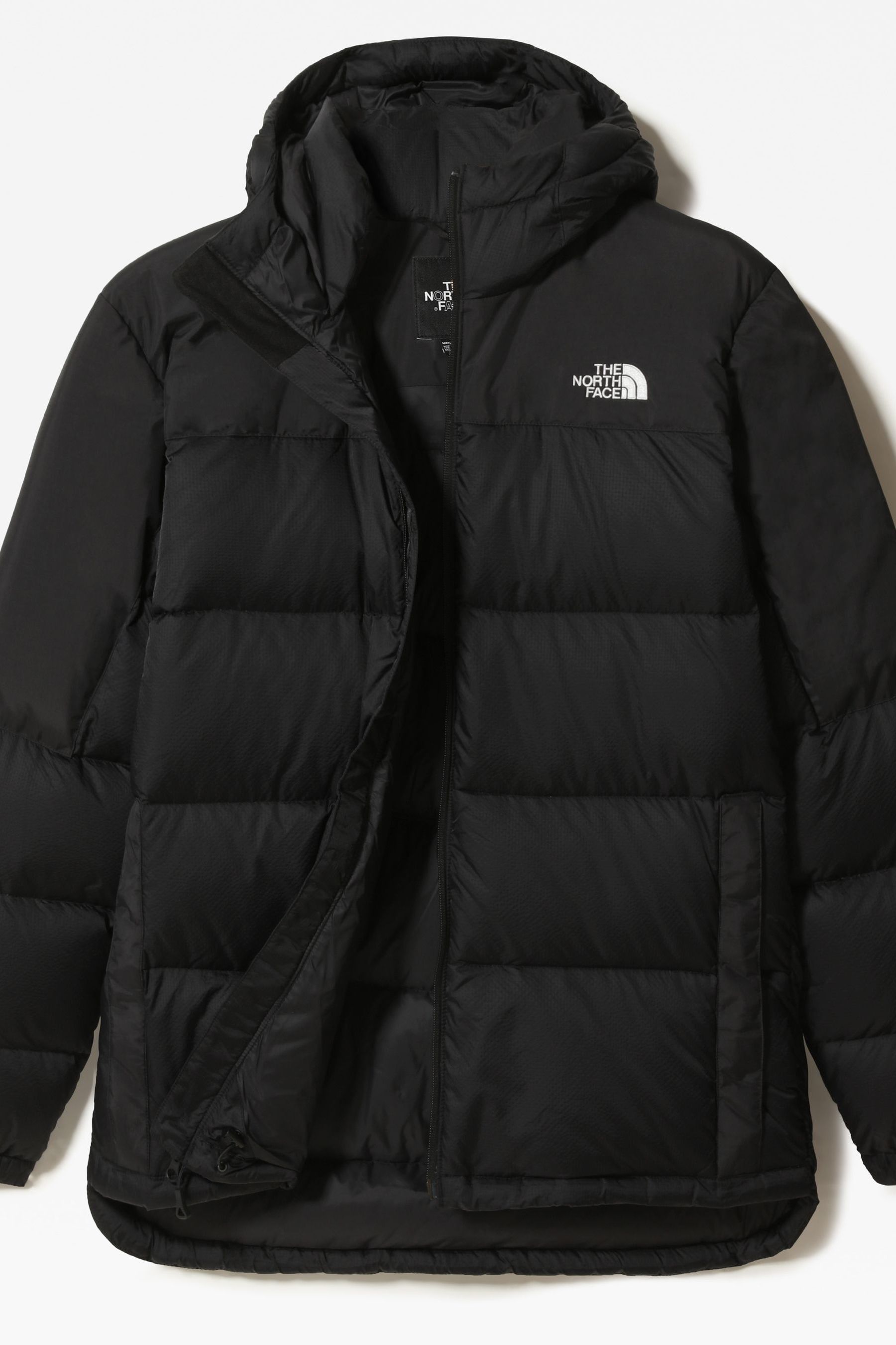Buy The North Face Black Diablo Down Padded Hooded Jacket from the Next ...