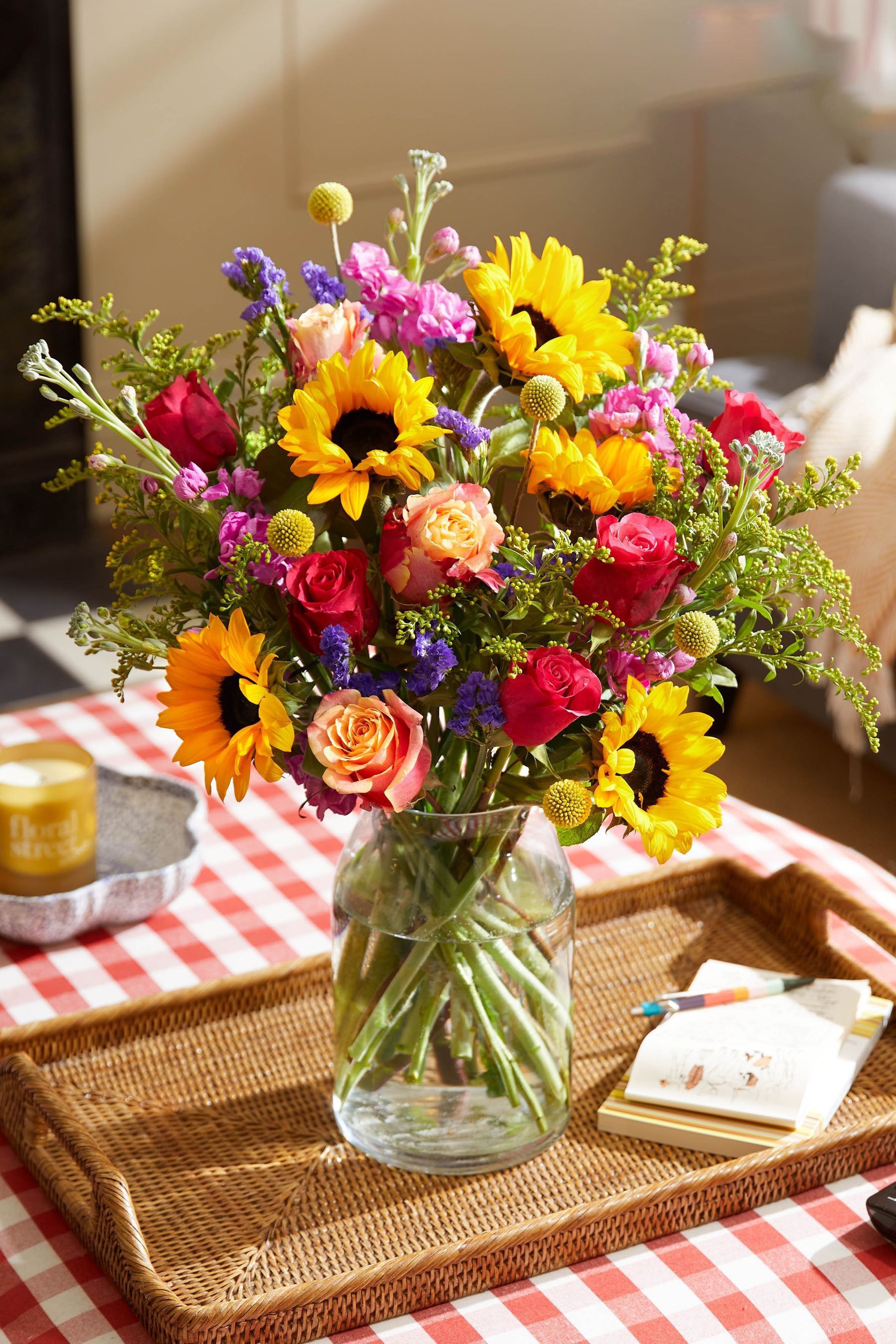Buy Bloom & Wild Bright The Sunniva Fresh Flower Bouquet from the Next