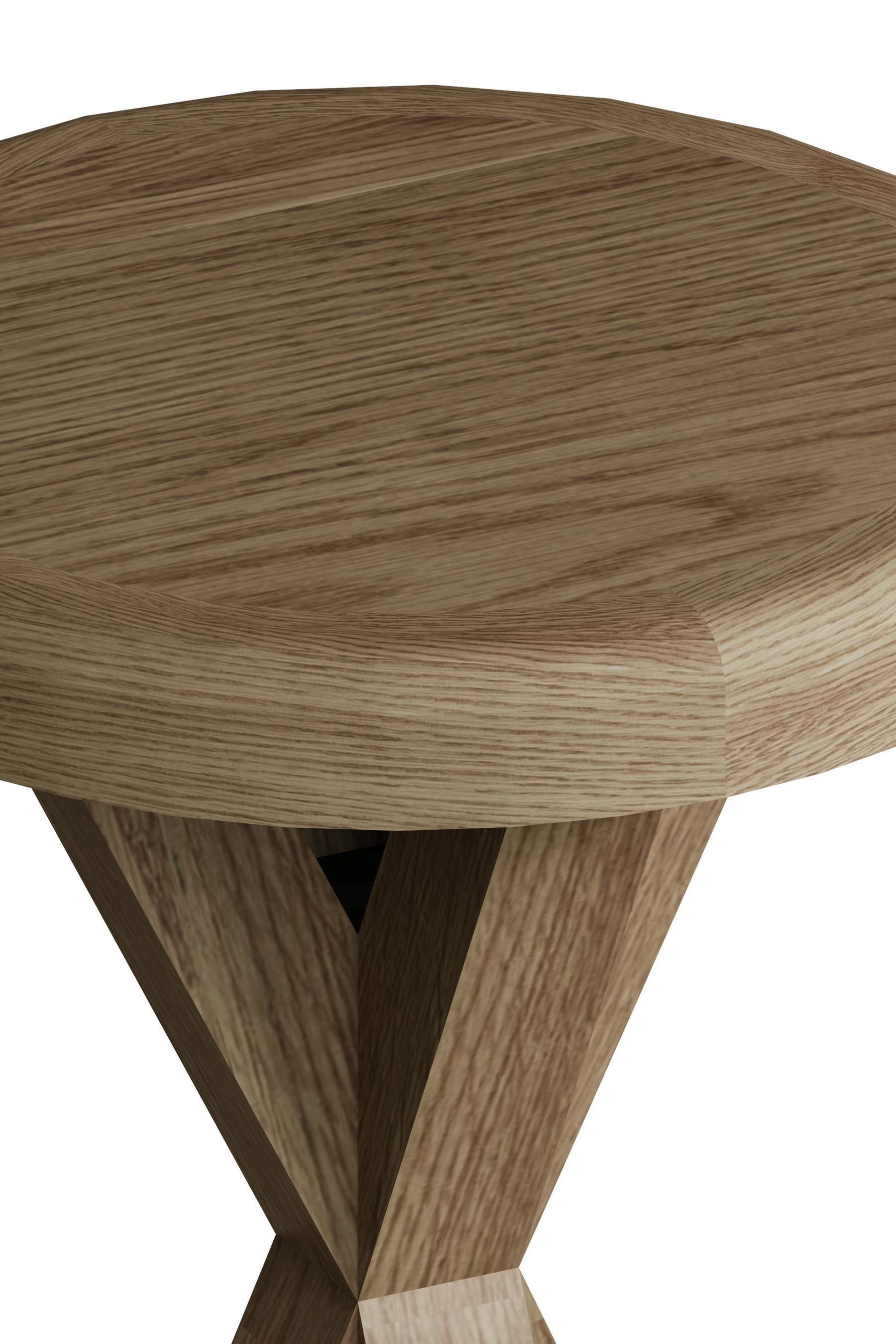 Buy K Interiors Brown Embleton Round Side Table from the Next UK online