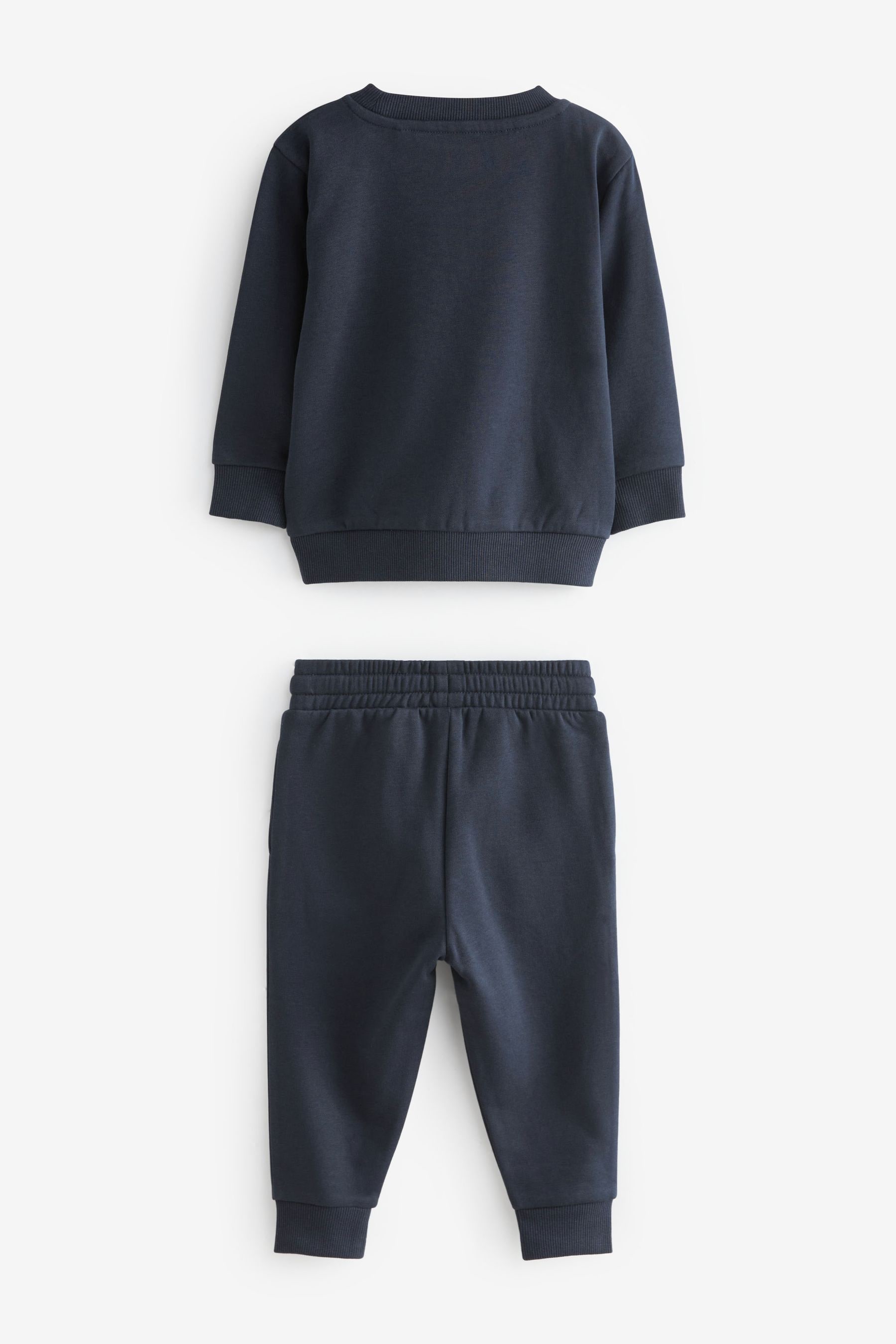 Buy Blue Navy Jersey Sweatshirt And Joggers Set (3mths-7yrs) from the ...