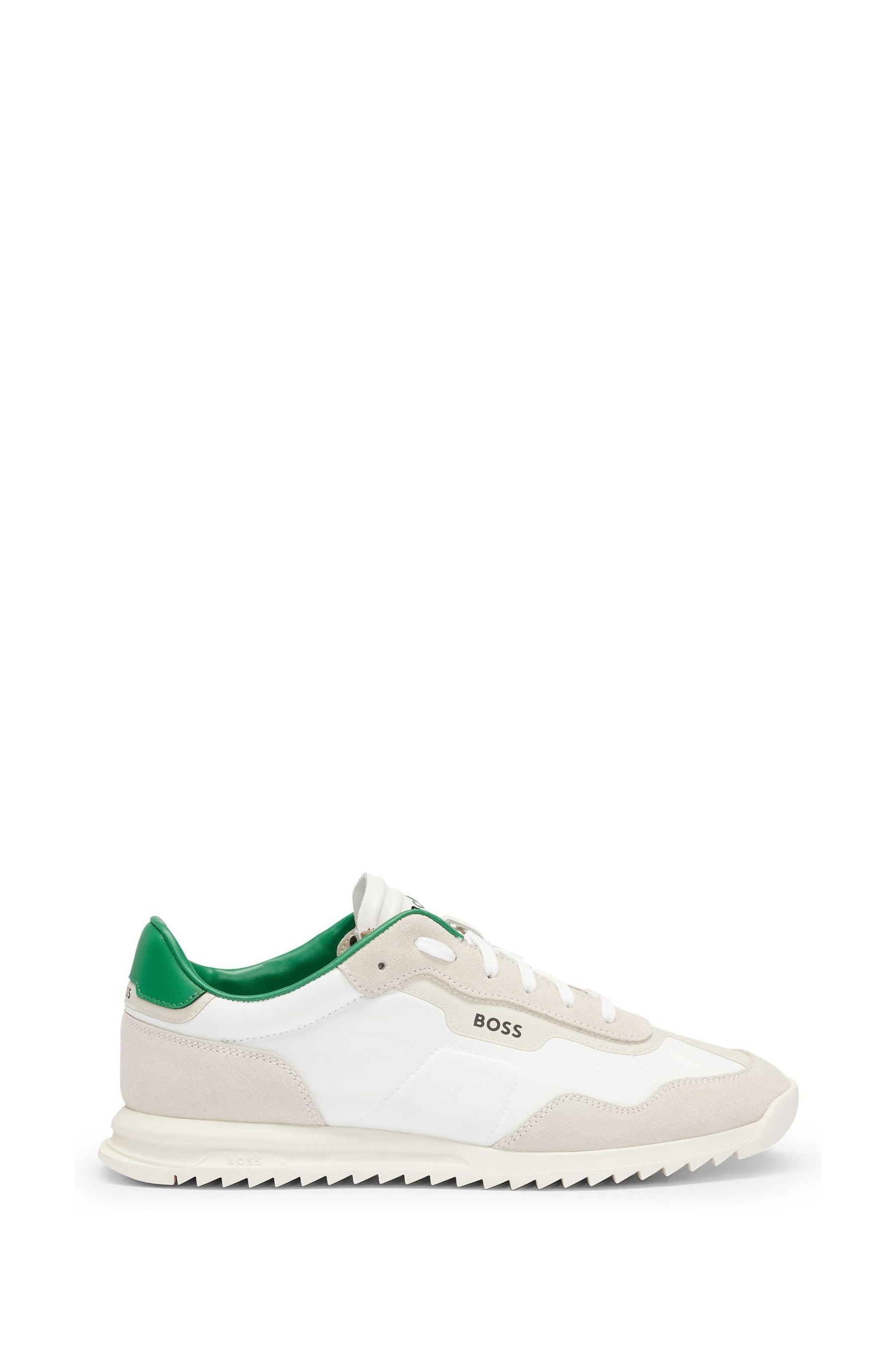 Buy BOSS White Neutral Zayn Trainers from the Next UK online shop