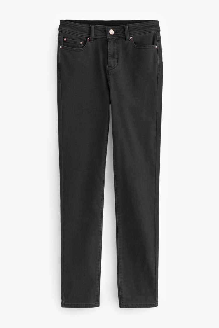 Washed Black Cosy Brushed Slim Jeans - Image 1 of 1