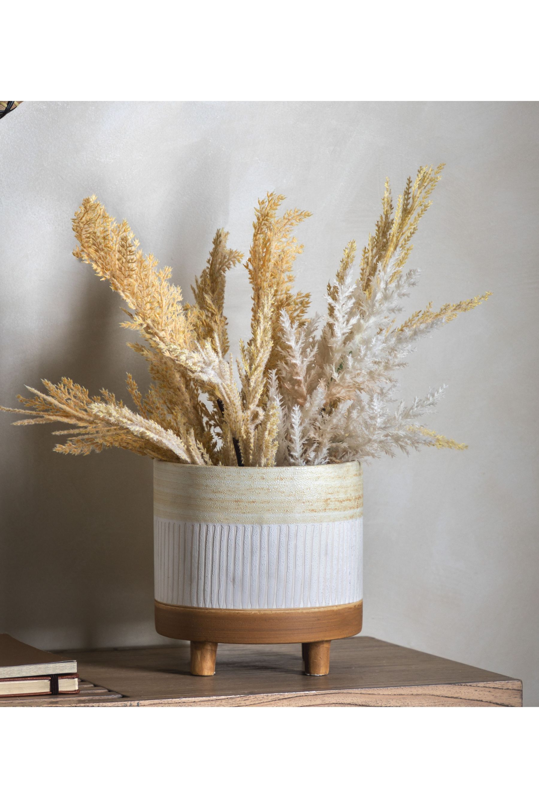 Buy Gallery Home Natural Dry Grass Bouquet from the Next UK online shop