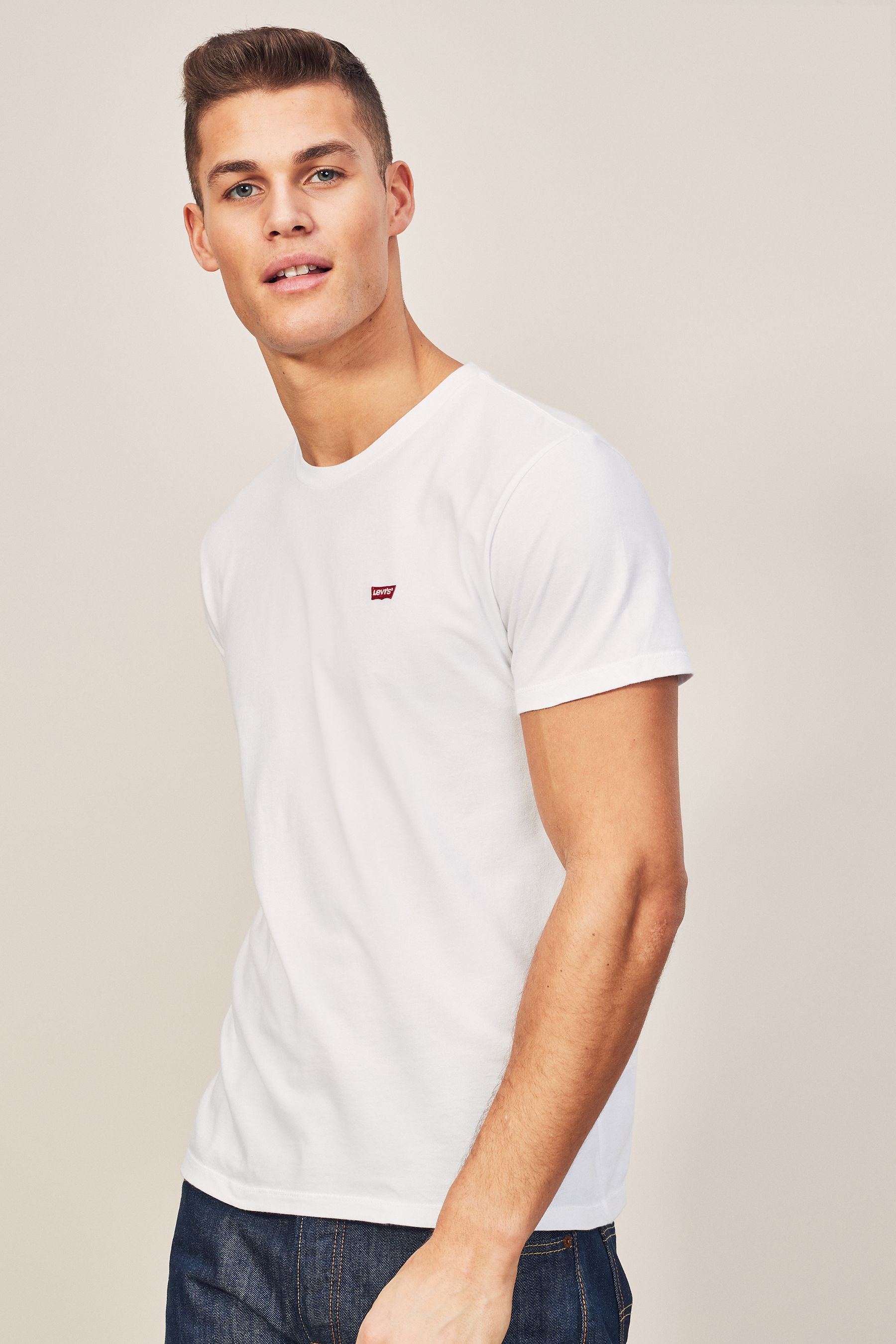 Buy Levi's® White Original Housemark T-Shirt from the Next UK online shop