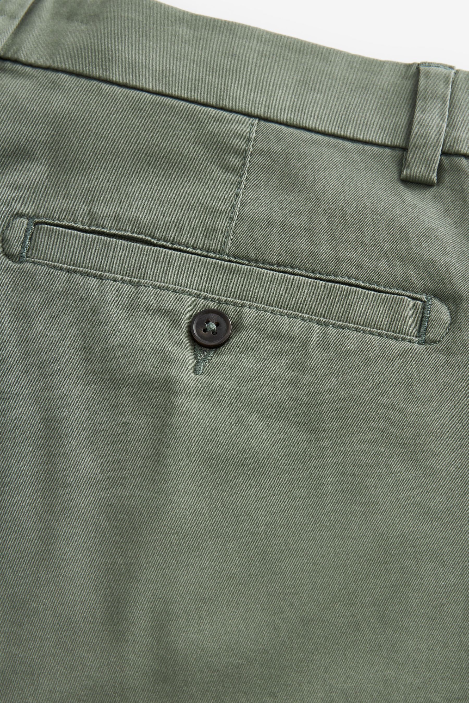 Buy Sage Green Slim Fit Stretch Chinos Shorts from the Next UK online shop