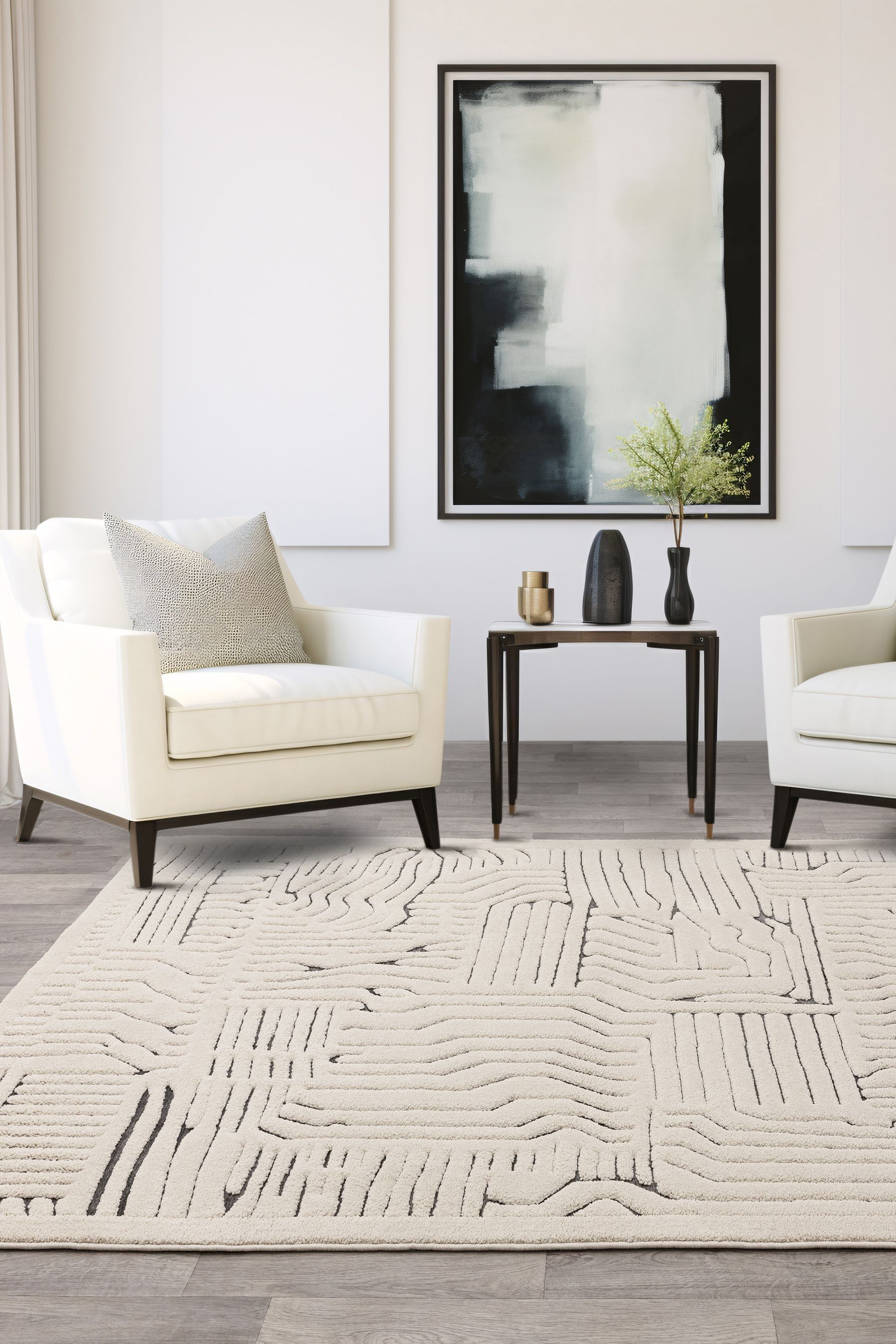 Buy Asiatic Rugs White Valley Route Rug from the Next UK online shop