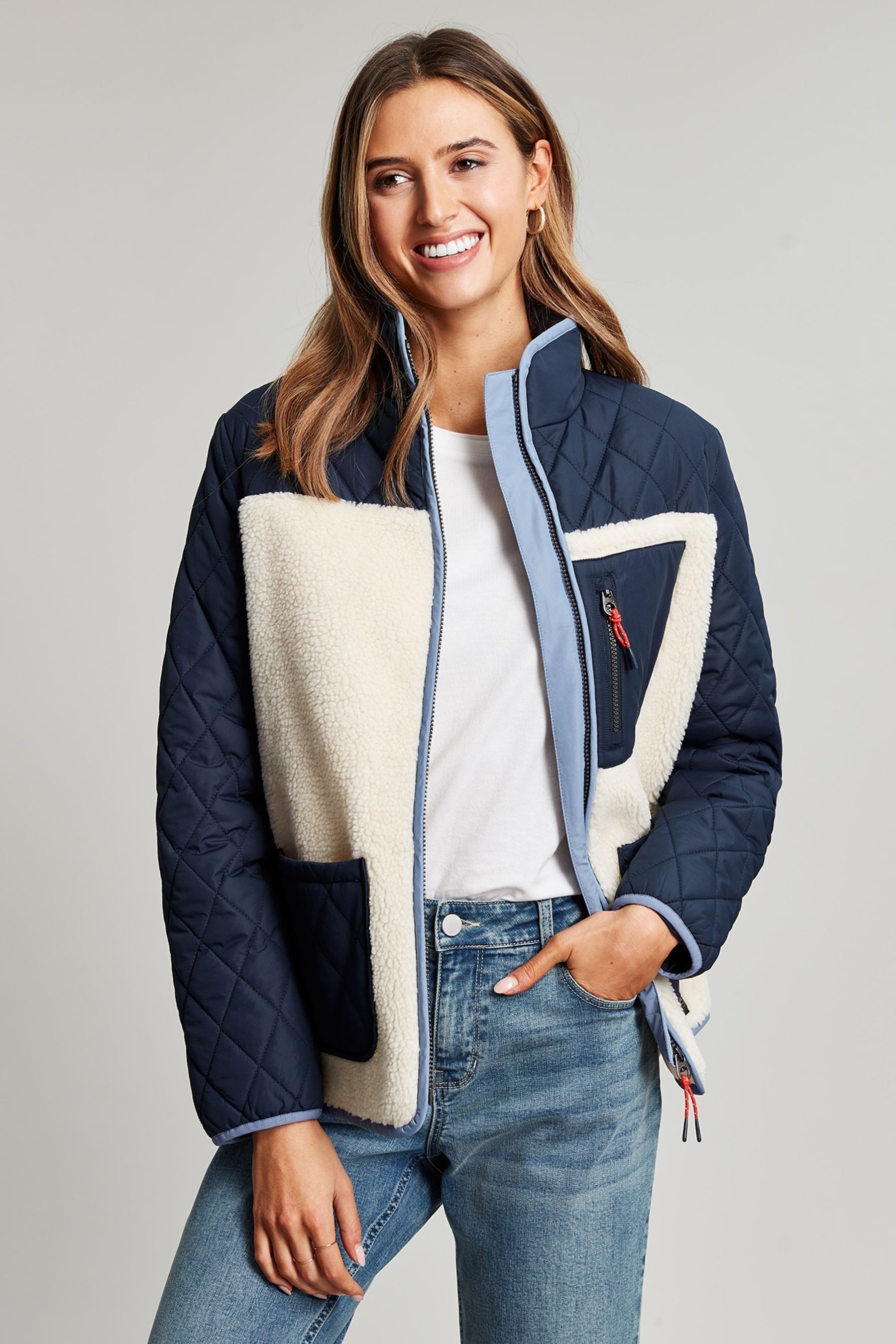 Joules sherpa jacket store