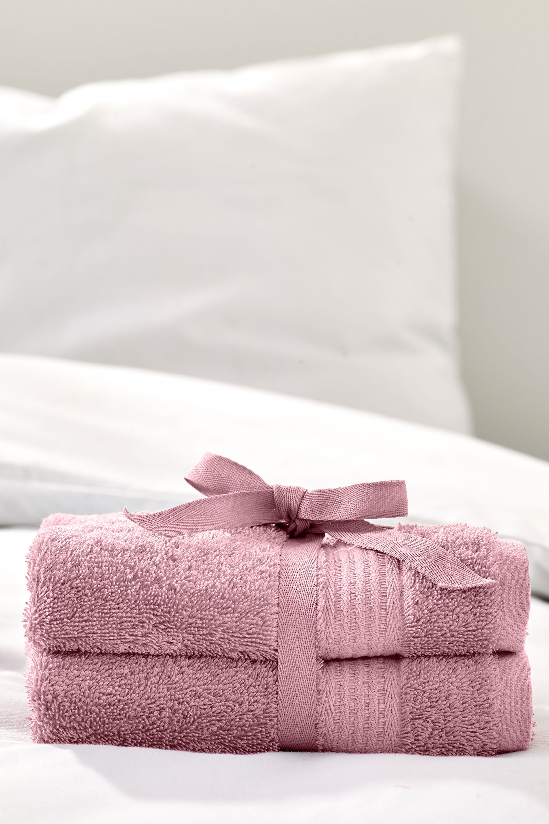 Buy Pink Dusky Egyptian Cotton Towel from the Next UK online shop
