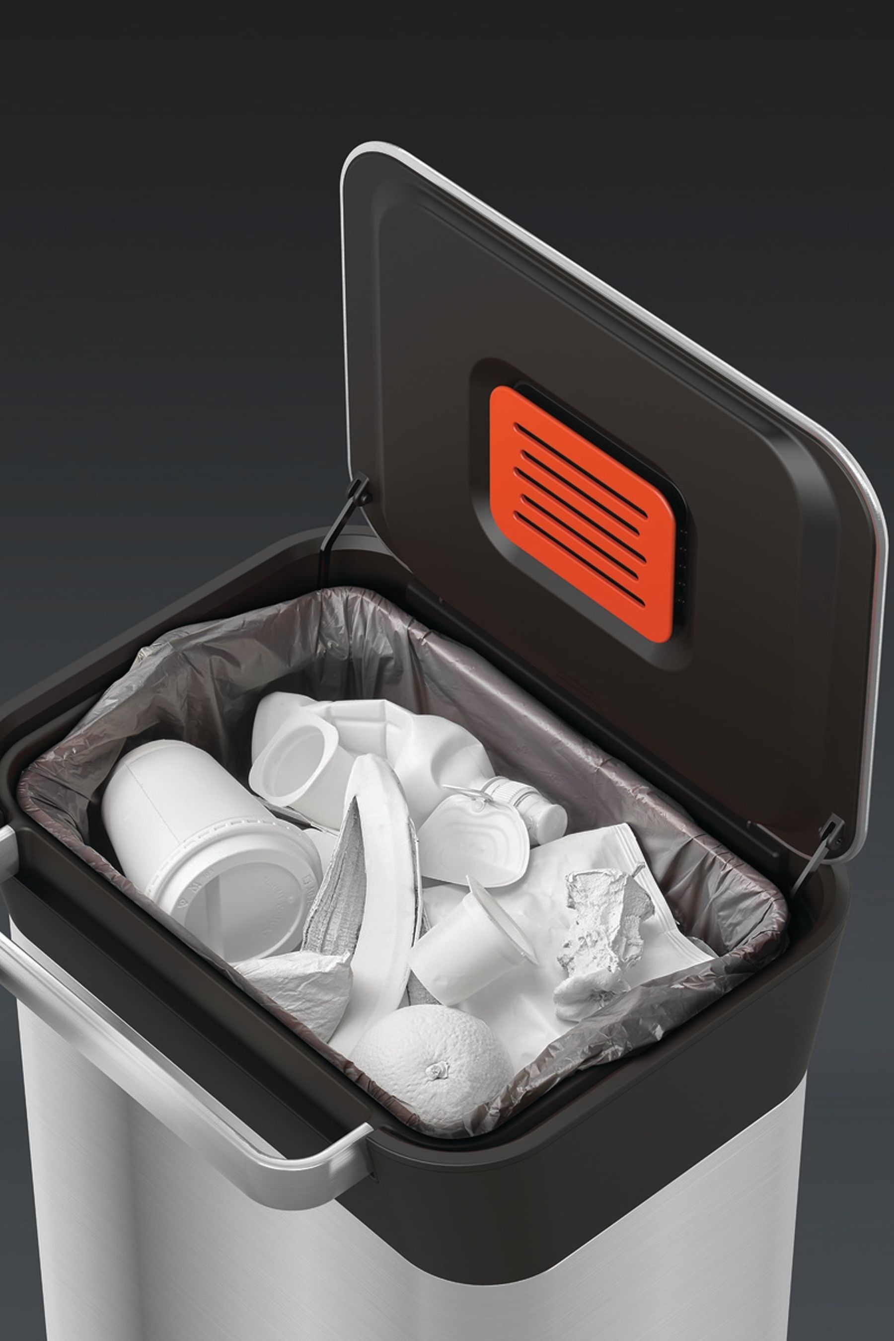 Buy Joseph Joseph Silver Titan 30 Trash Compactor Bin from the Next UK