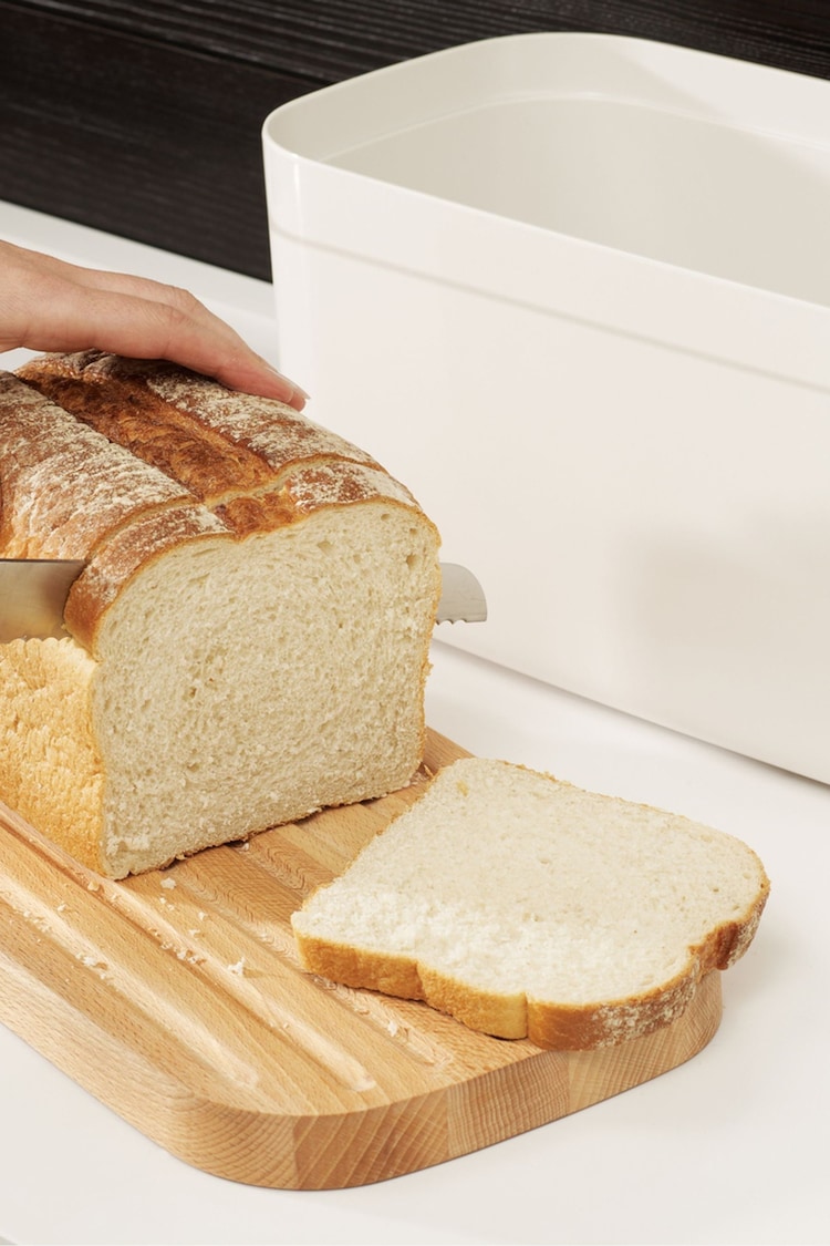 Joseph Joseph White Bread Bin With Cutting Board Lid - Image 1 of 1