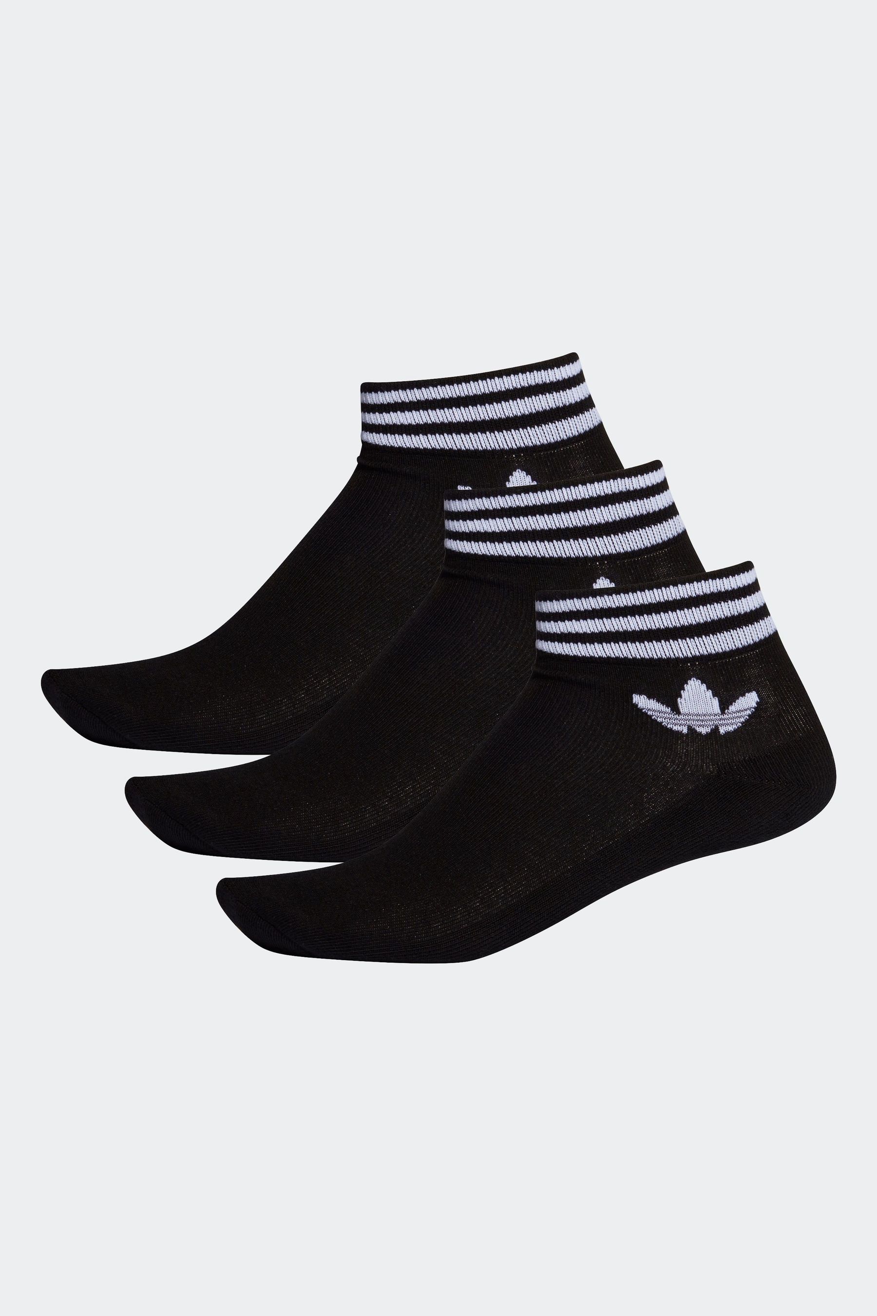 Buy adidas Originals Island Club Trefoil Ankle Socks 3 Pairs from the