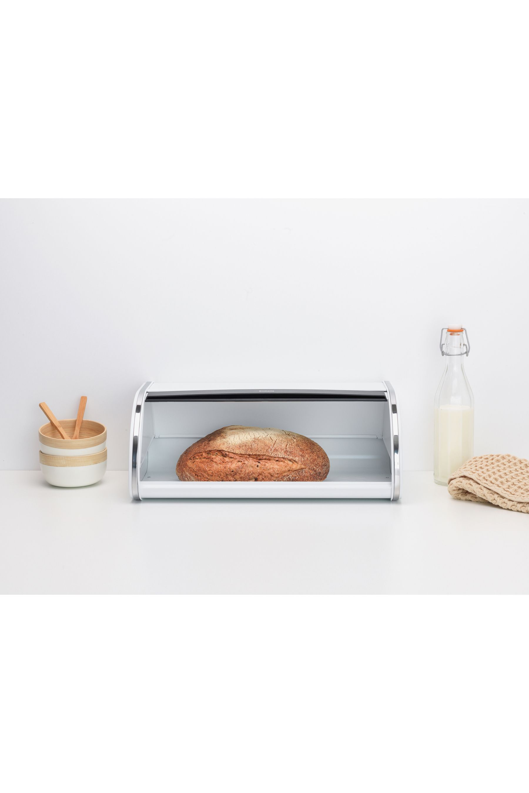 Buy Brabantia White Roll Top Bread Bin from the Next UK online shop