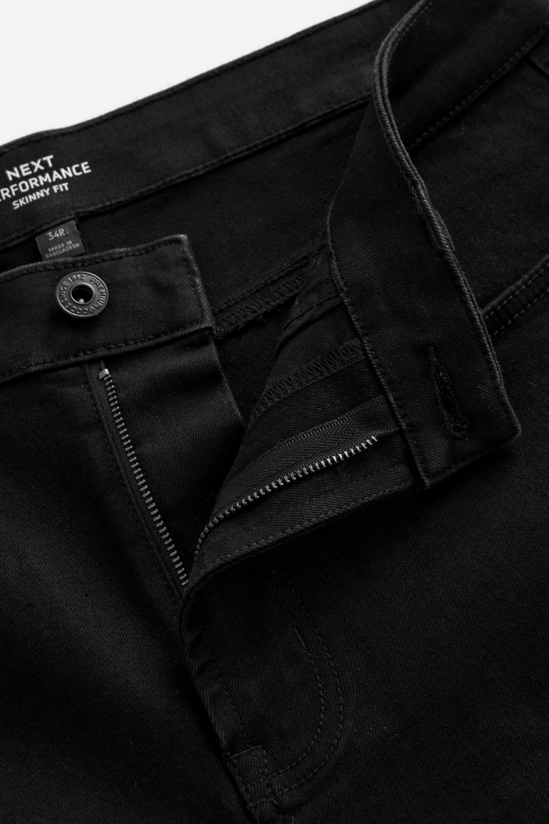 Buy Black Skinny Fit Motion Flex Jeans from the Next UK online shop