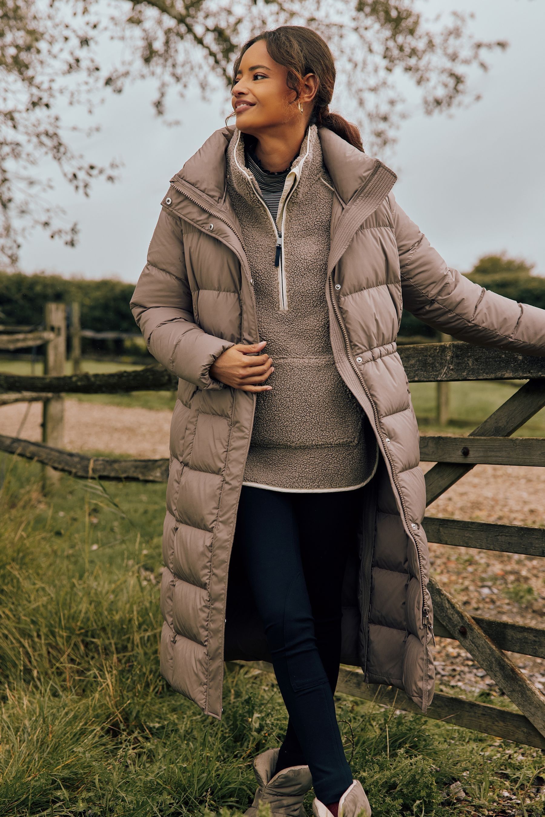 Buy Joules Aldeburgh Grey Half Zip Borg Fleece from the Next UK online shop
