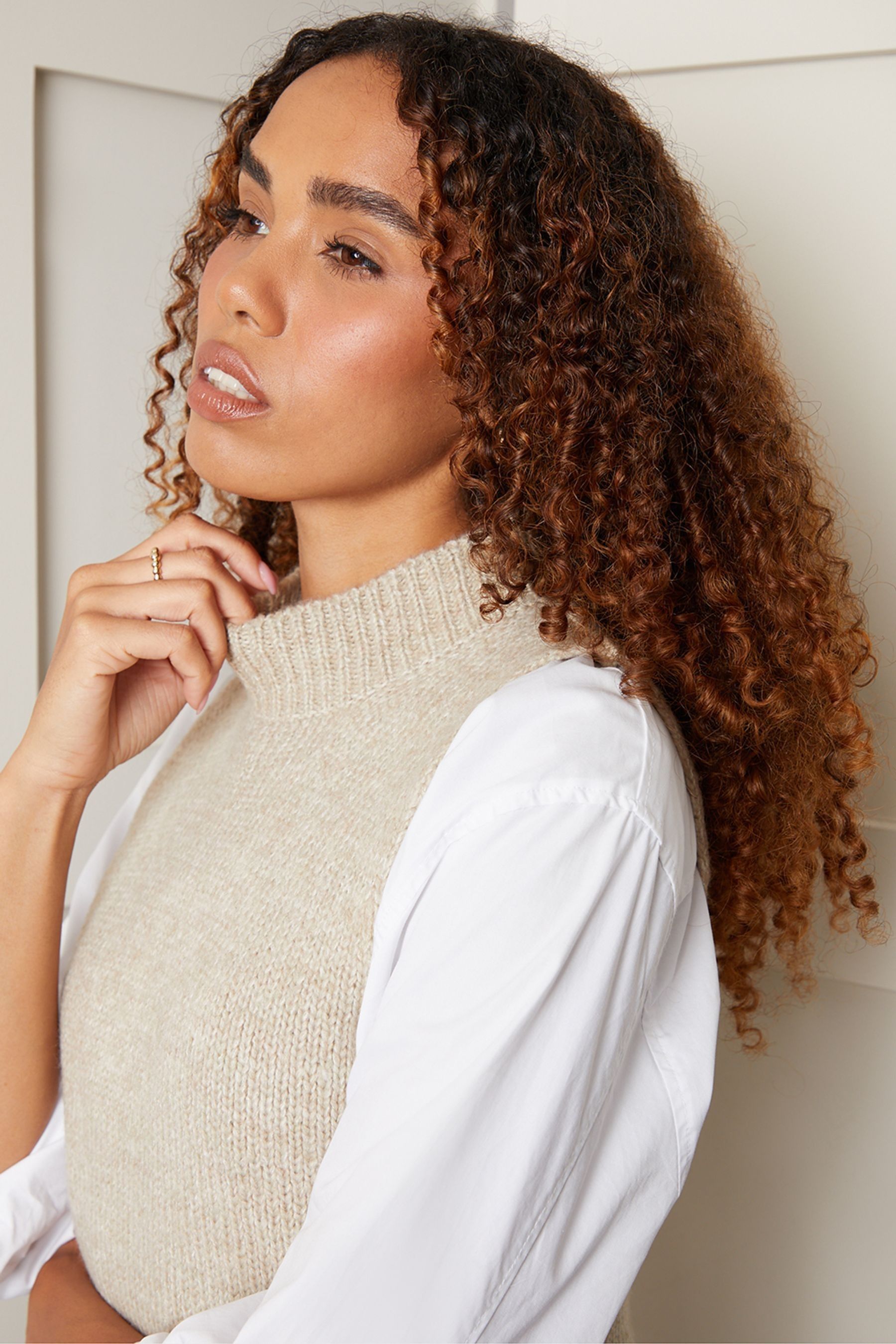 Buy Threadbare Crew Neck Knitted Vest from Next Israel